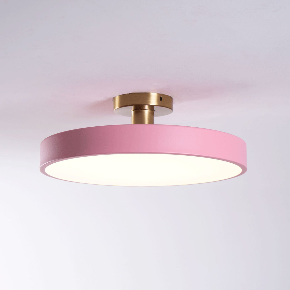 Nalia Ceiling Lamp Flush Mount Black and Gold Modern