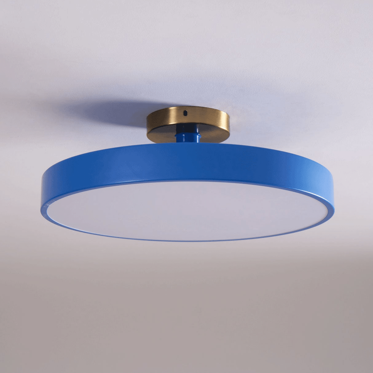 Solara Ceiling Lamp Flush Mount Black and Gold Modern - Neutral Decor