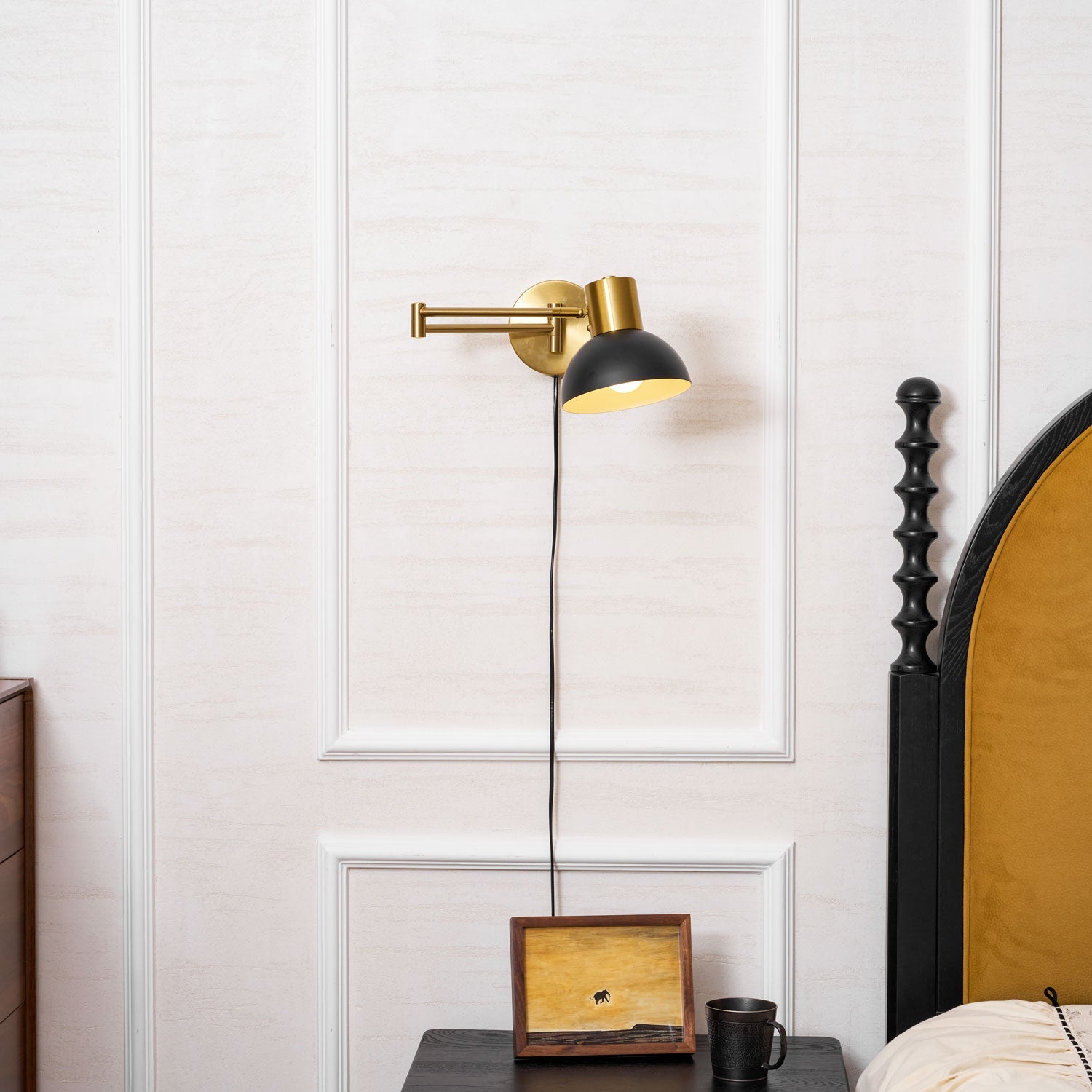Havengrove Adjustable Arm Plug In Indoor Wall Light