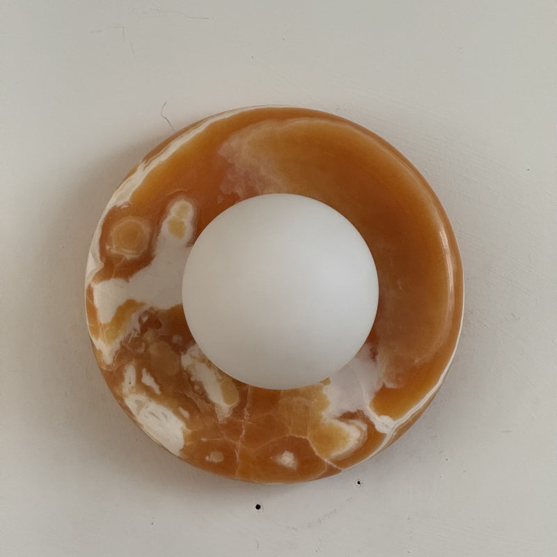 Renisenne Yellow Onyx Sconce