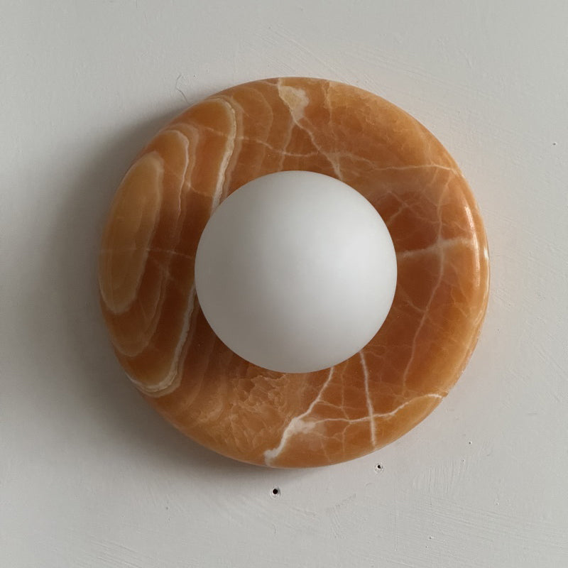 Renisenne Yellow Onyx Sconce