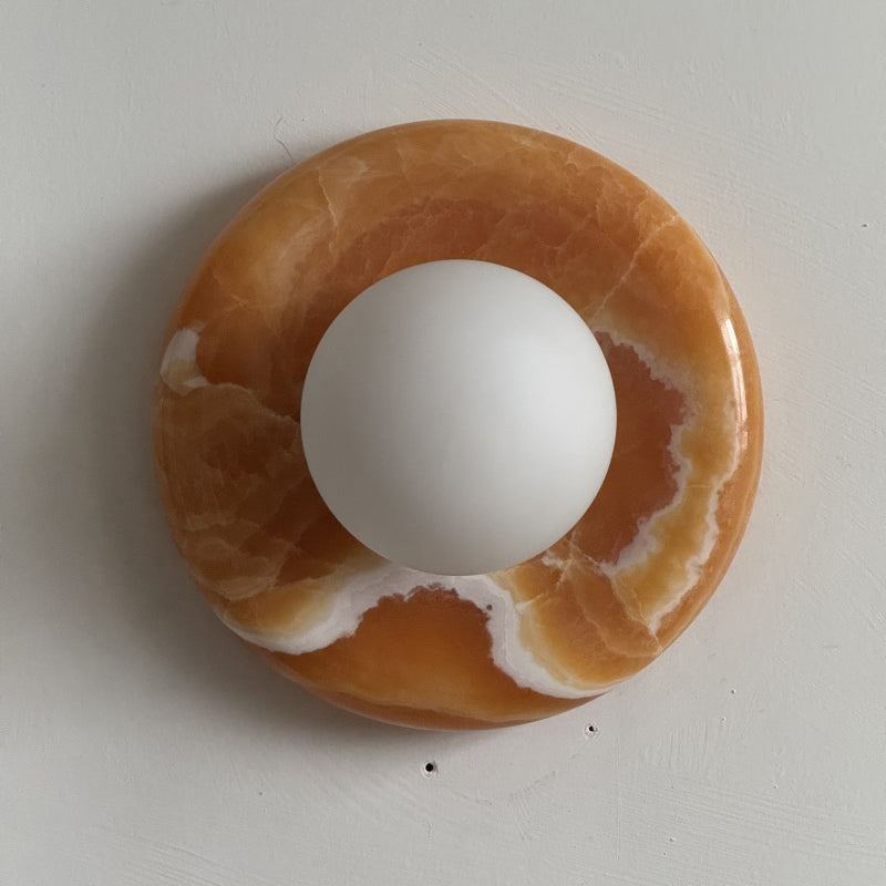 Renisenne Yellow Onyx Sconce
