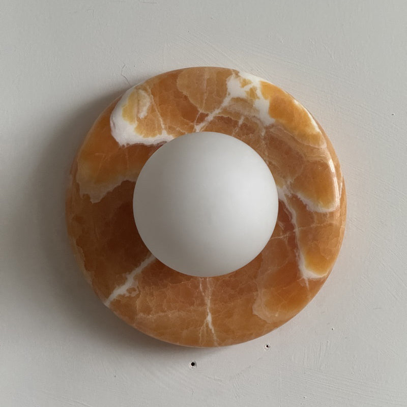 Renisenne Yellow Onyx Sconce