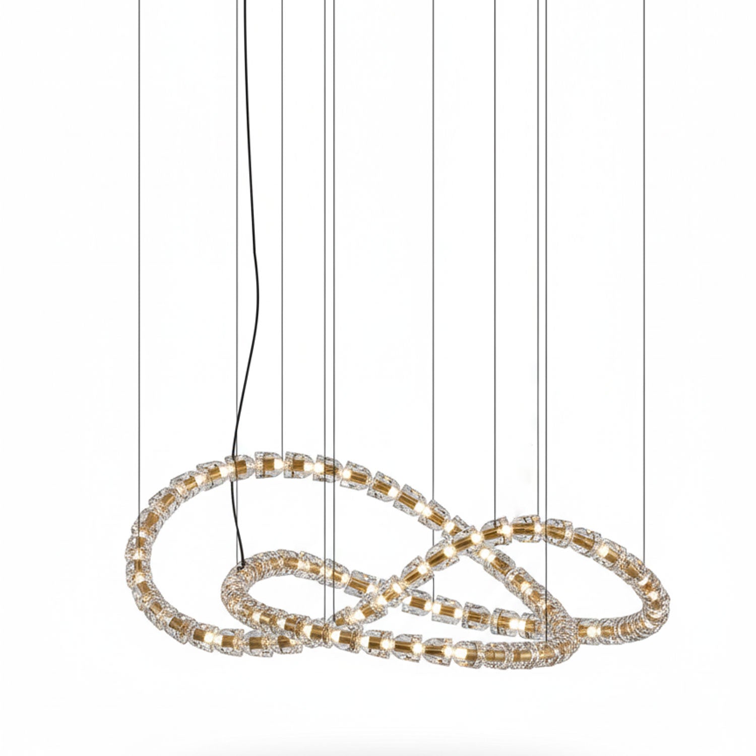 Nexus Gold Crystal Chandelier