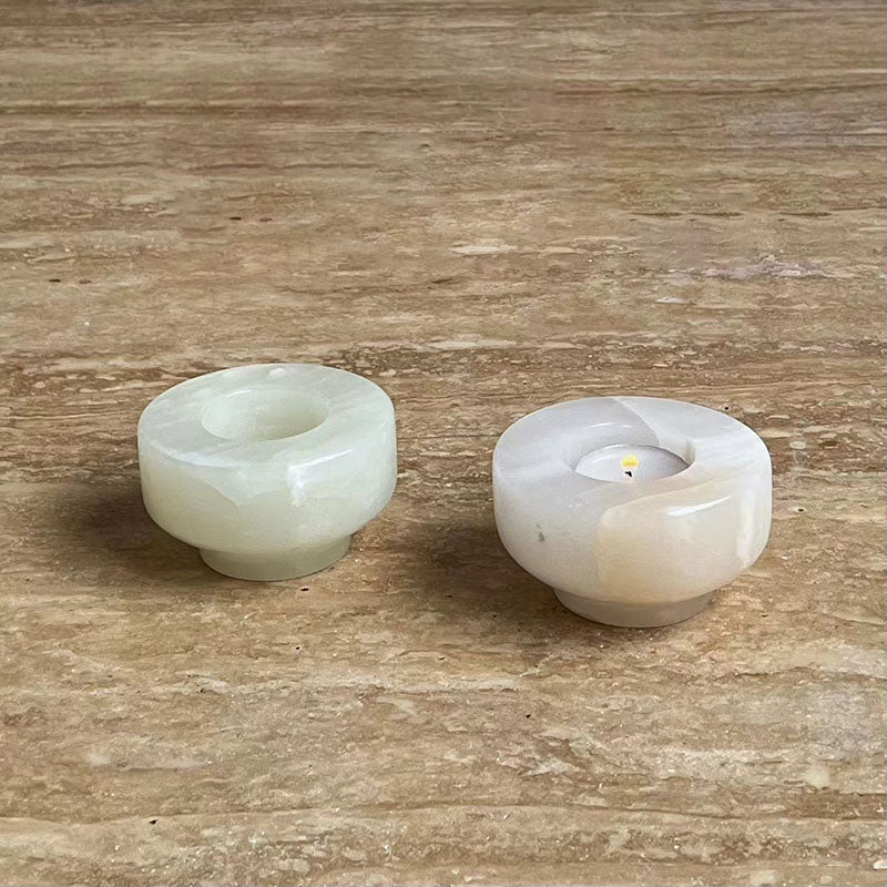 Cireian Jade Candle Holder