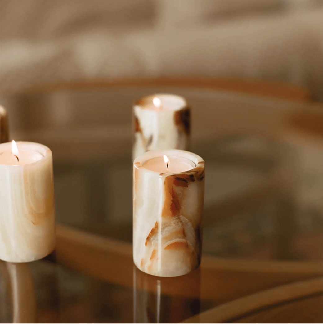 Cireian Jade Candle Holder