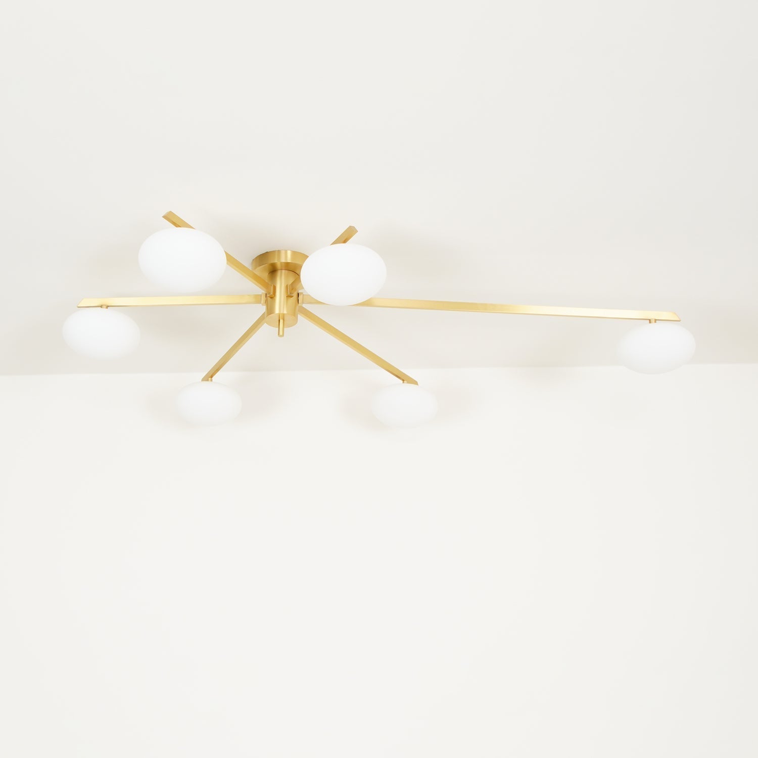Lioraliella Ceiling Lamp Black White Glass
