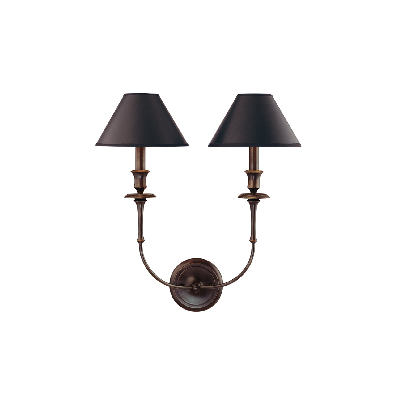 Vedoror Vintage Industrial Brass Fabric Wall Light