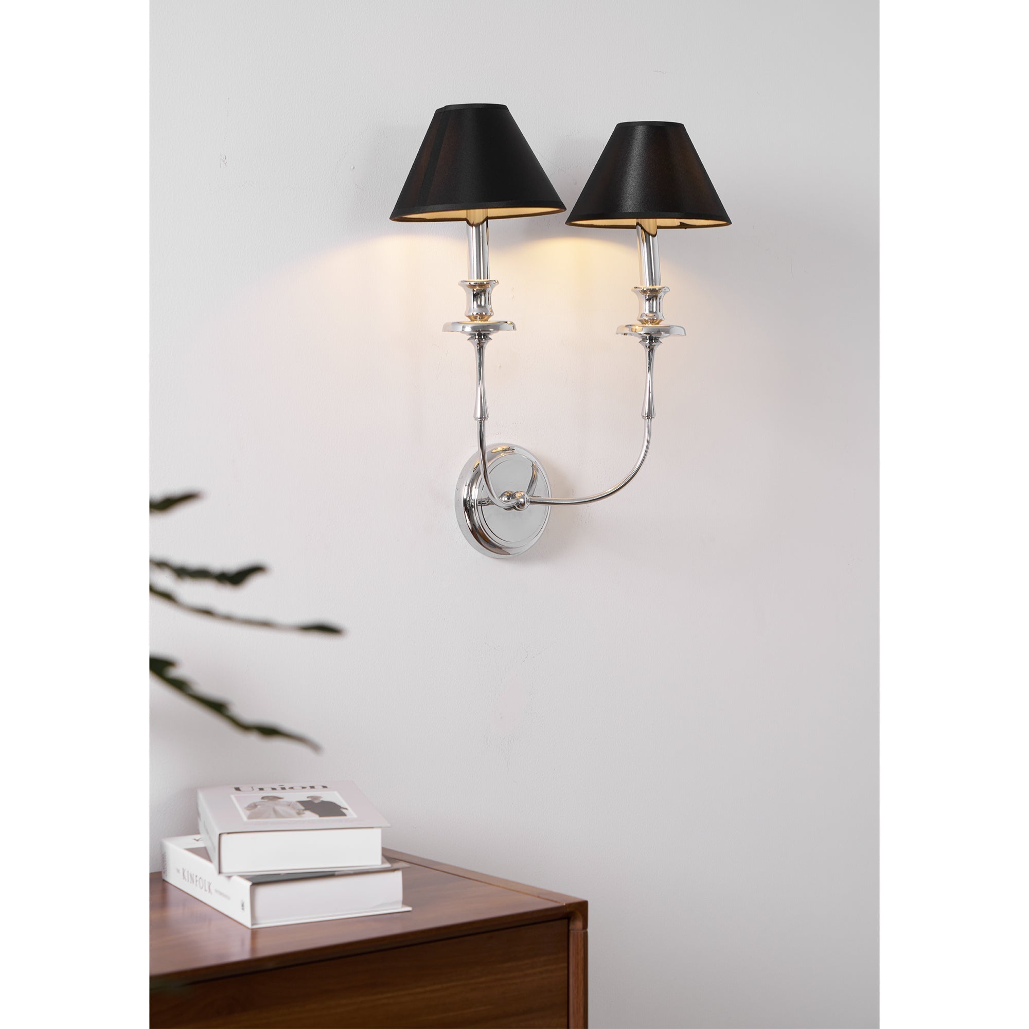 Vedoror Vintage Industrial Brass Fabric Wall Lamp - Neutral Decor