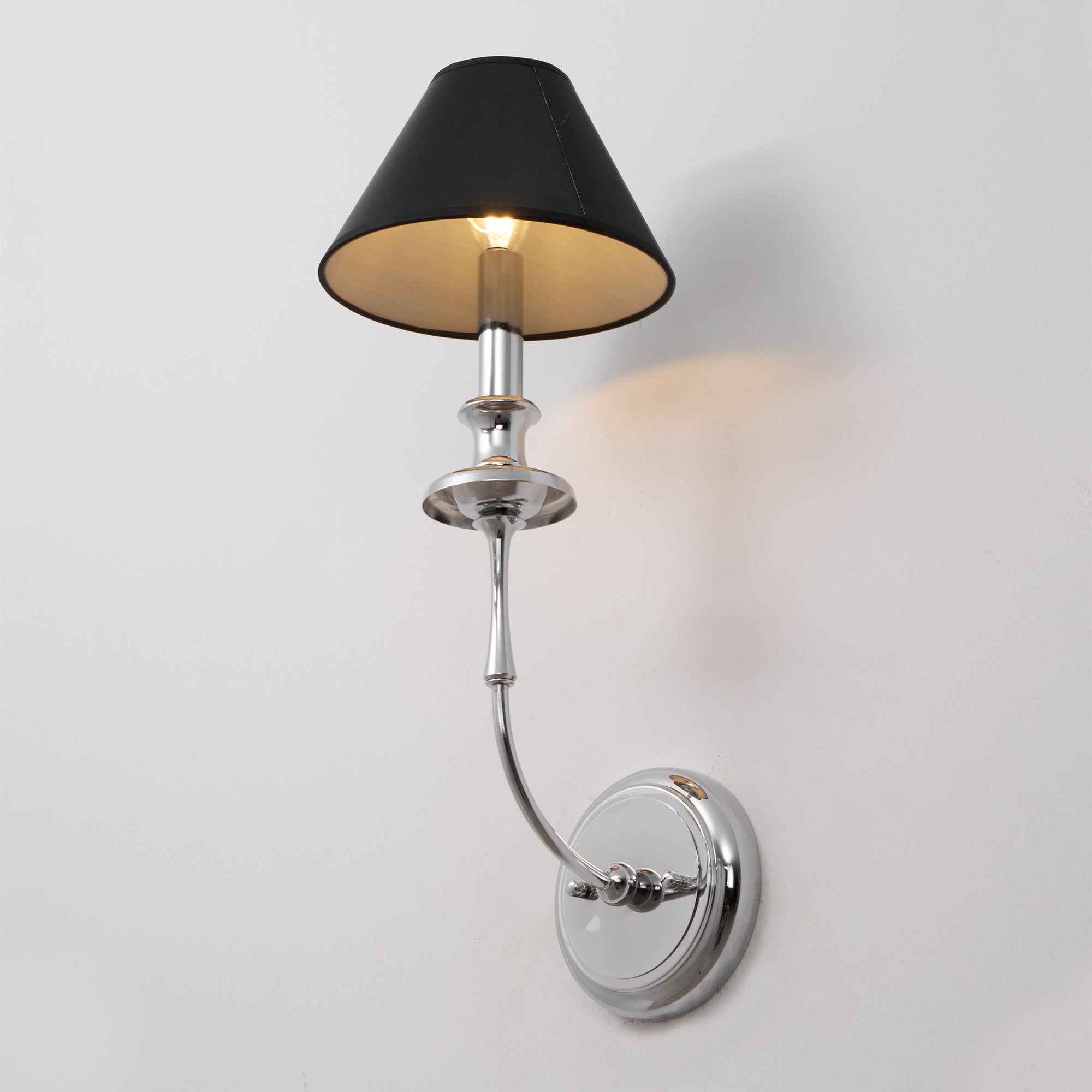 Vedoror Vintage Industrial Brass Fabric Wall Lamp - Neutral Decor