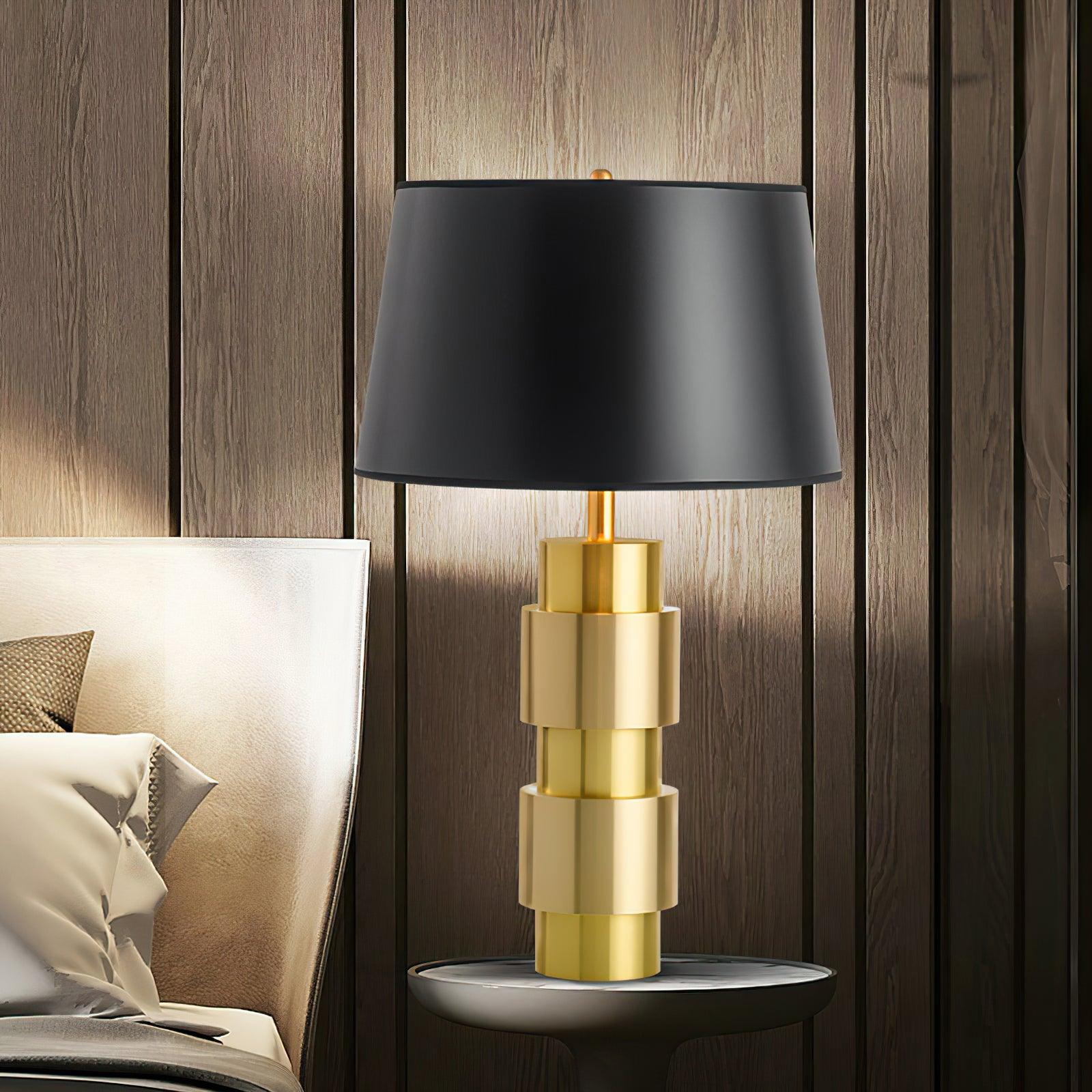 Lyle Fabric Industrial Table Lamp