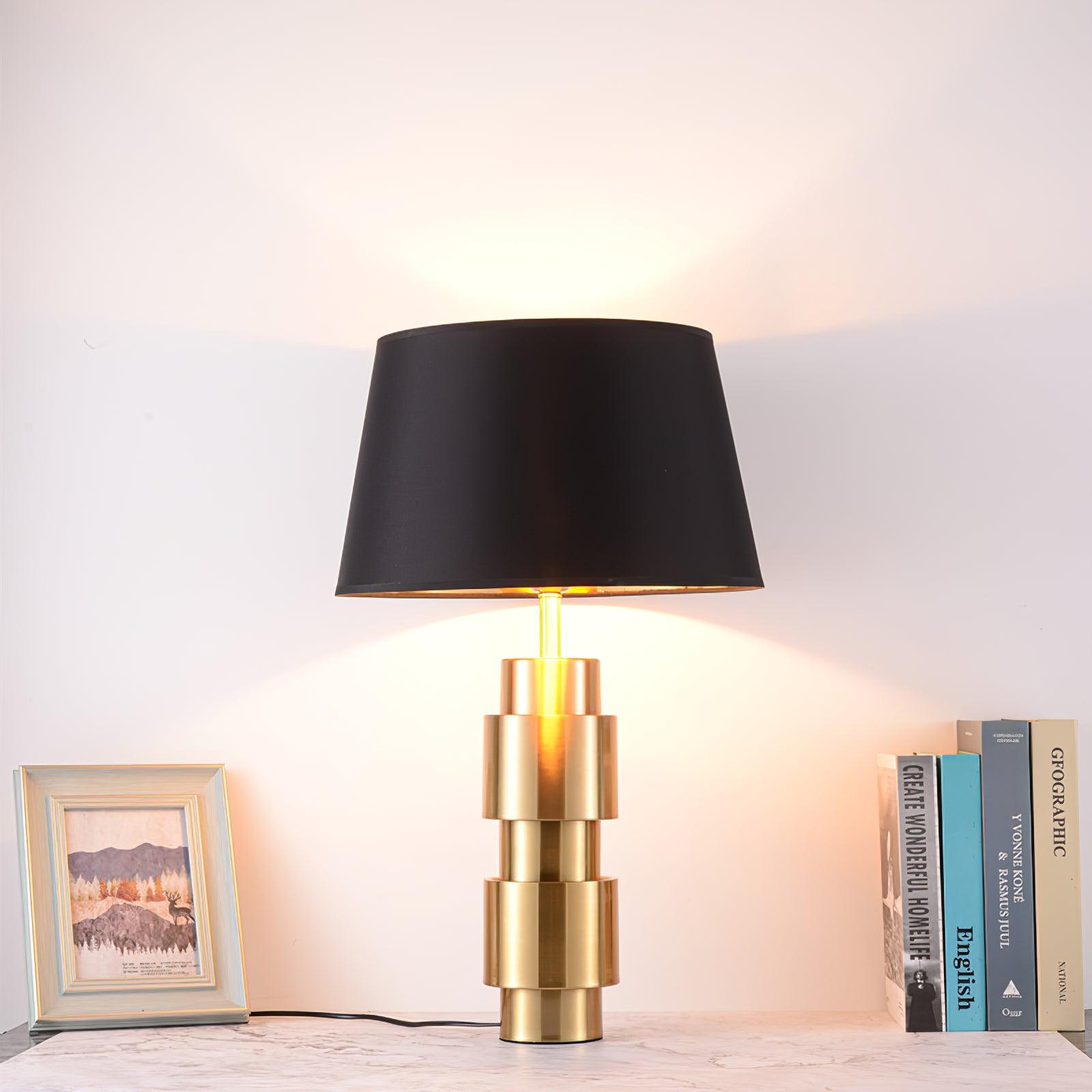 Lyle Fabric Industrial Table Lamp