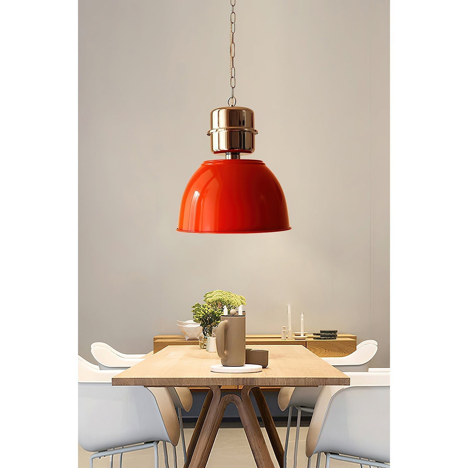Evlaeia Modern Minimalist Orange Pendant Lamp