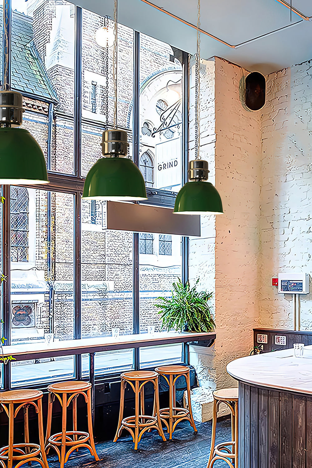 Evlaeia Modern Minimalist Orange Pendant Lamp