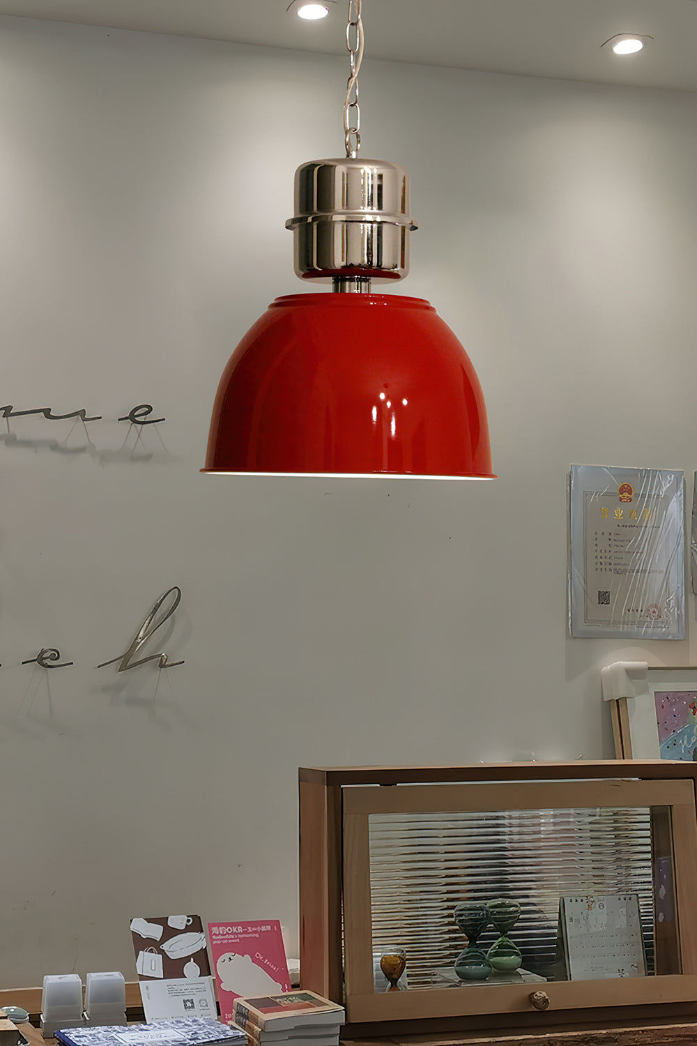 Evlaeia Modern Minimalist Orange Pendant Lamp
