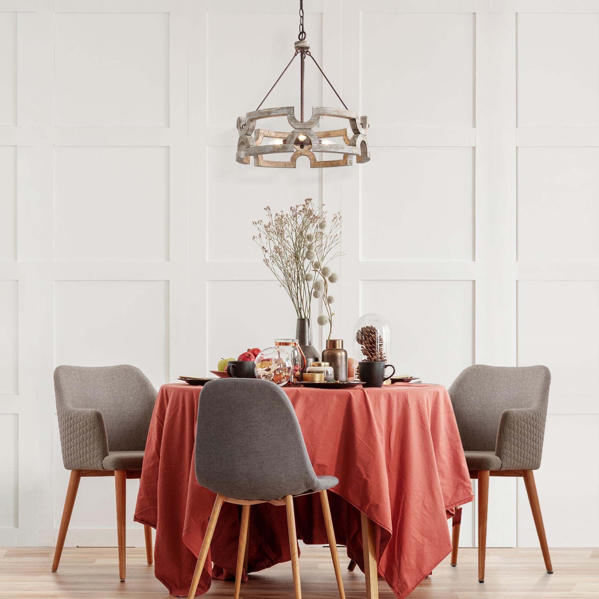 Havencourt Wood Chandelier