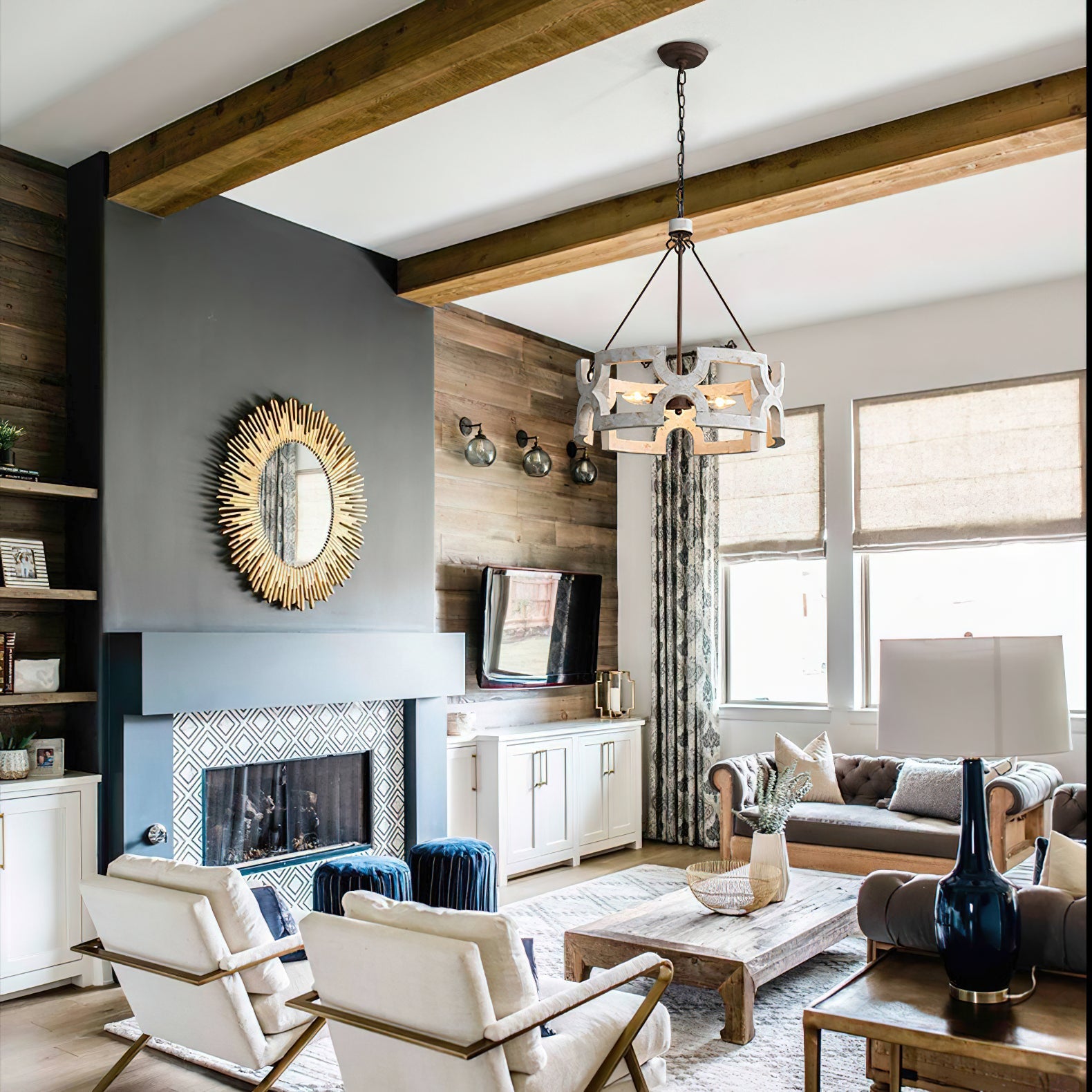 Havencourt Wood Chandelier