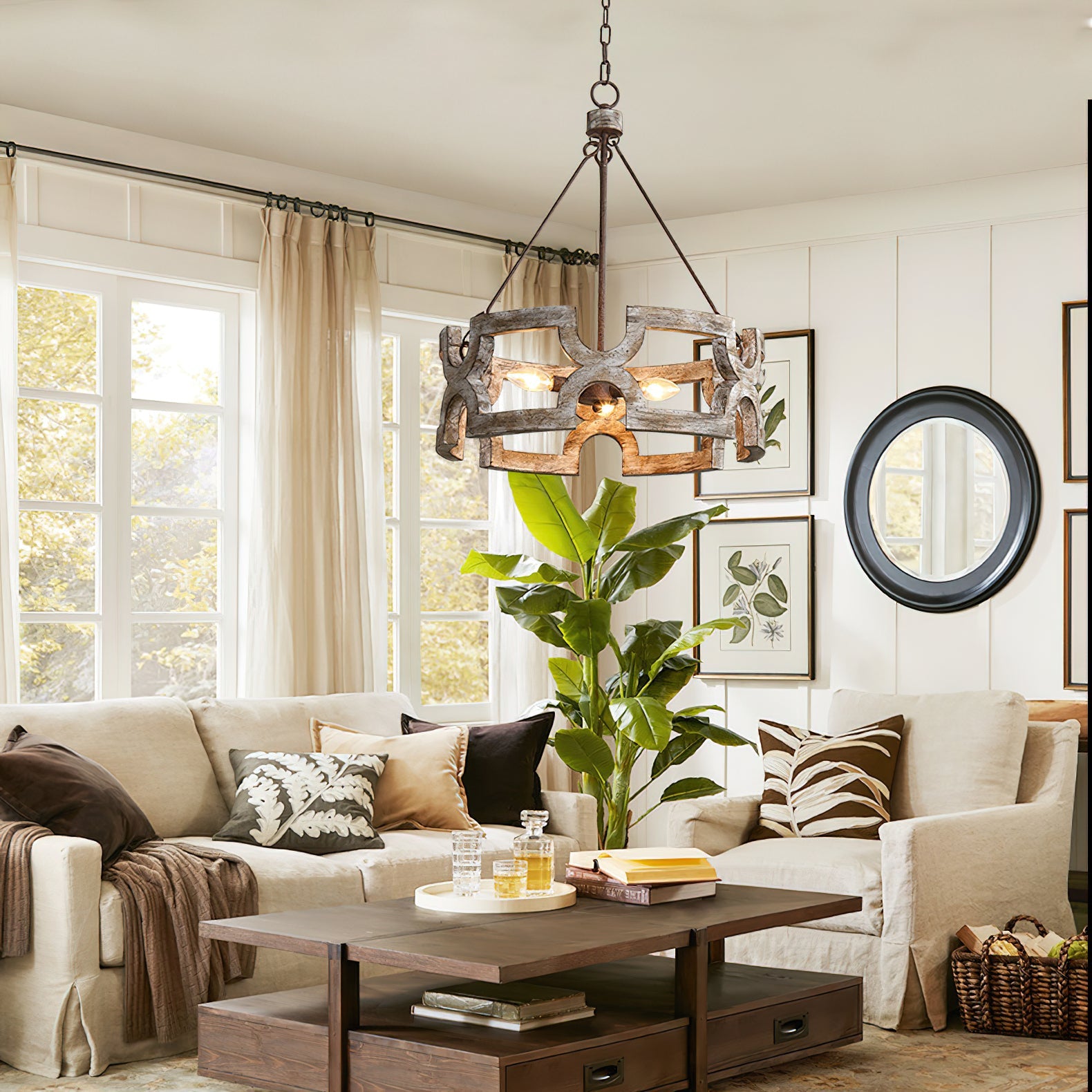 Havencourt Wood Chandelier