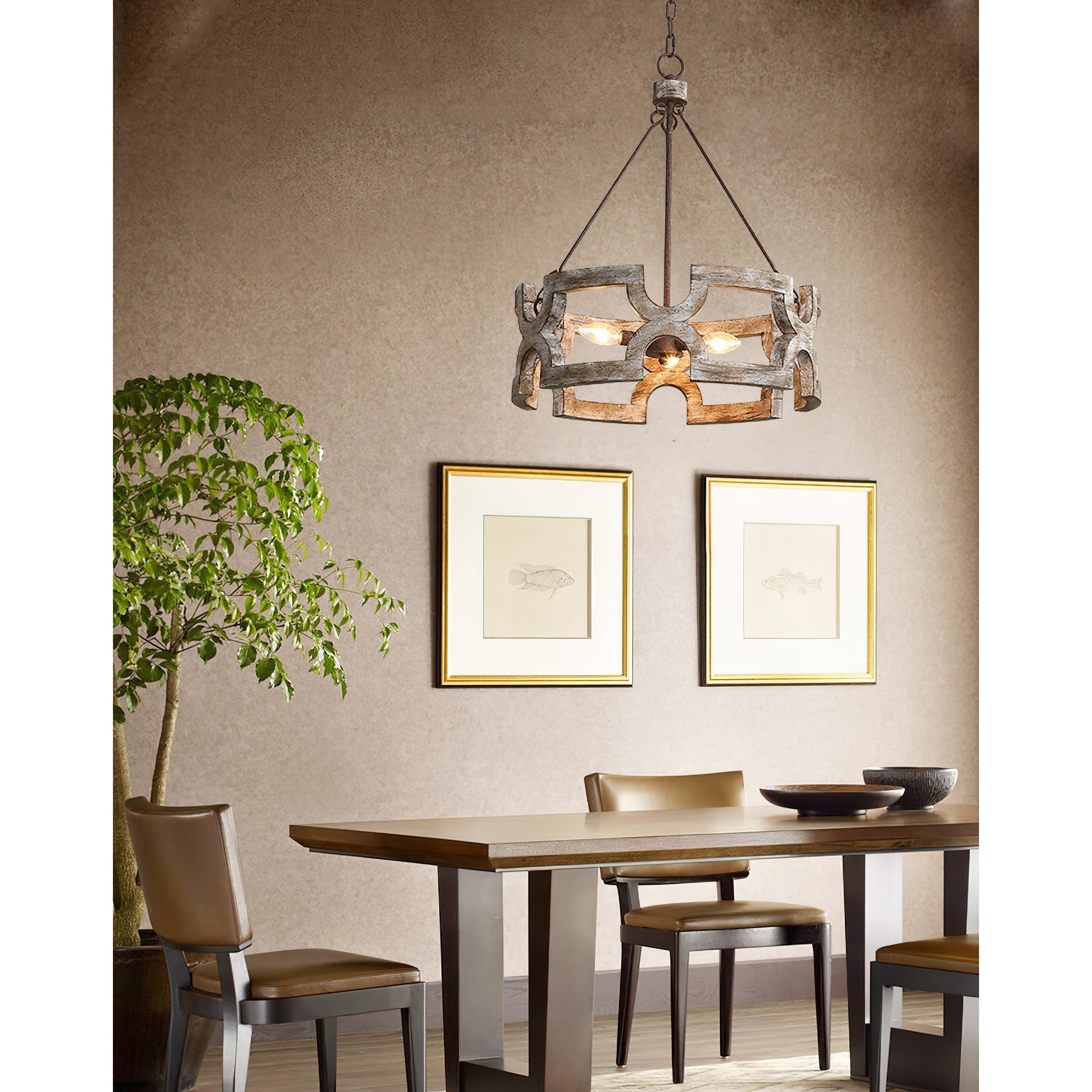 Havencourt Wood Chandelier