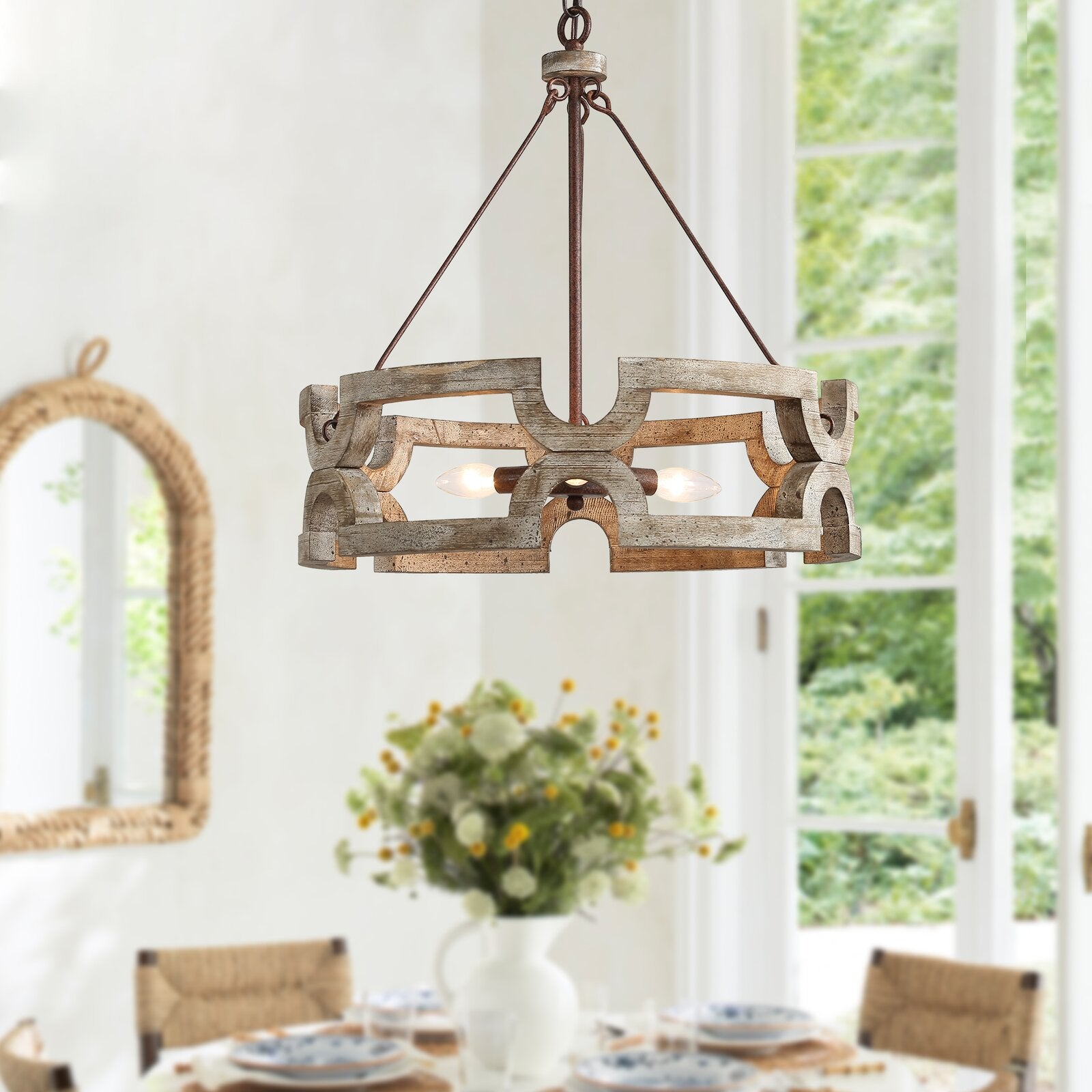 Havencourt Wood Chandelier