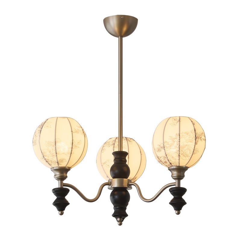 Osilan Traditional Elegance Vintage Wood Chandelier