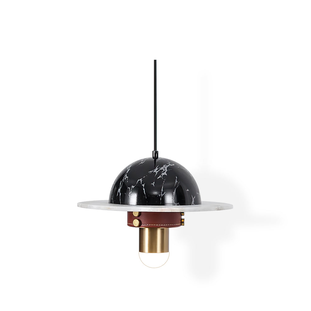 Jutta Pendant Lamp Marble Leather Fusion
