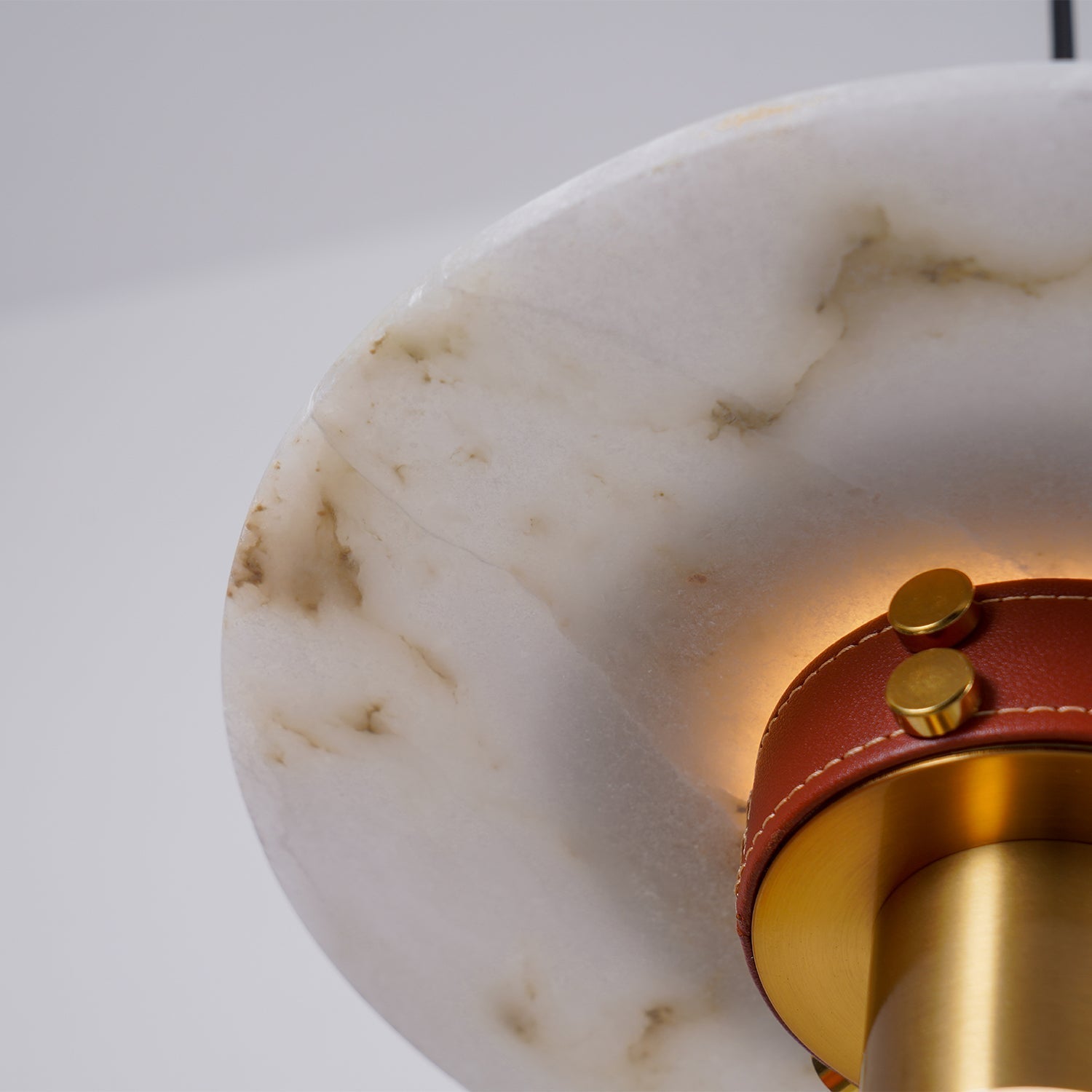 Jutta Pendant Lamp Marble Leather Fusion