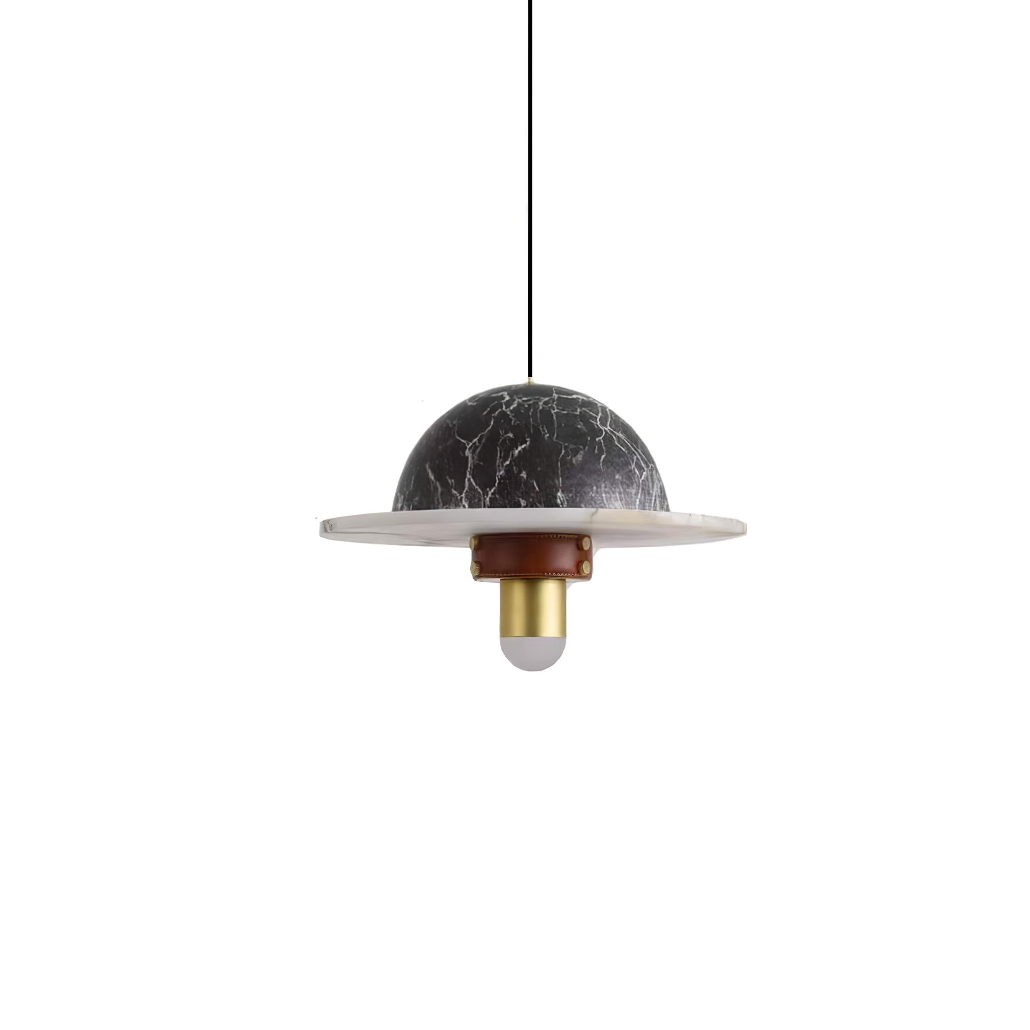 Jutta Pendant Lamp Marble Leather Fusion