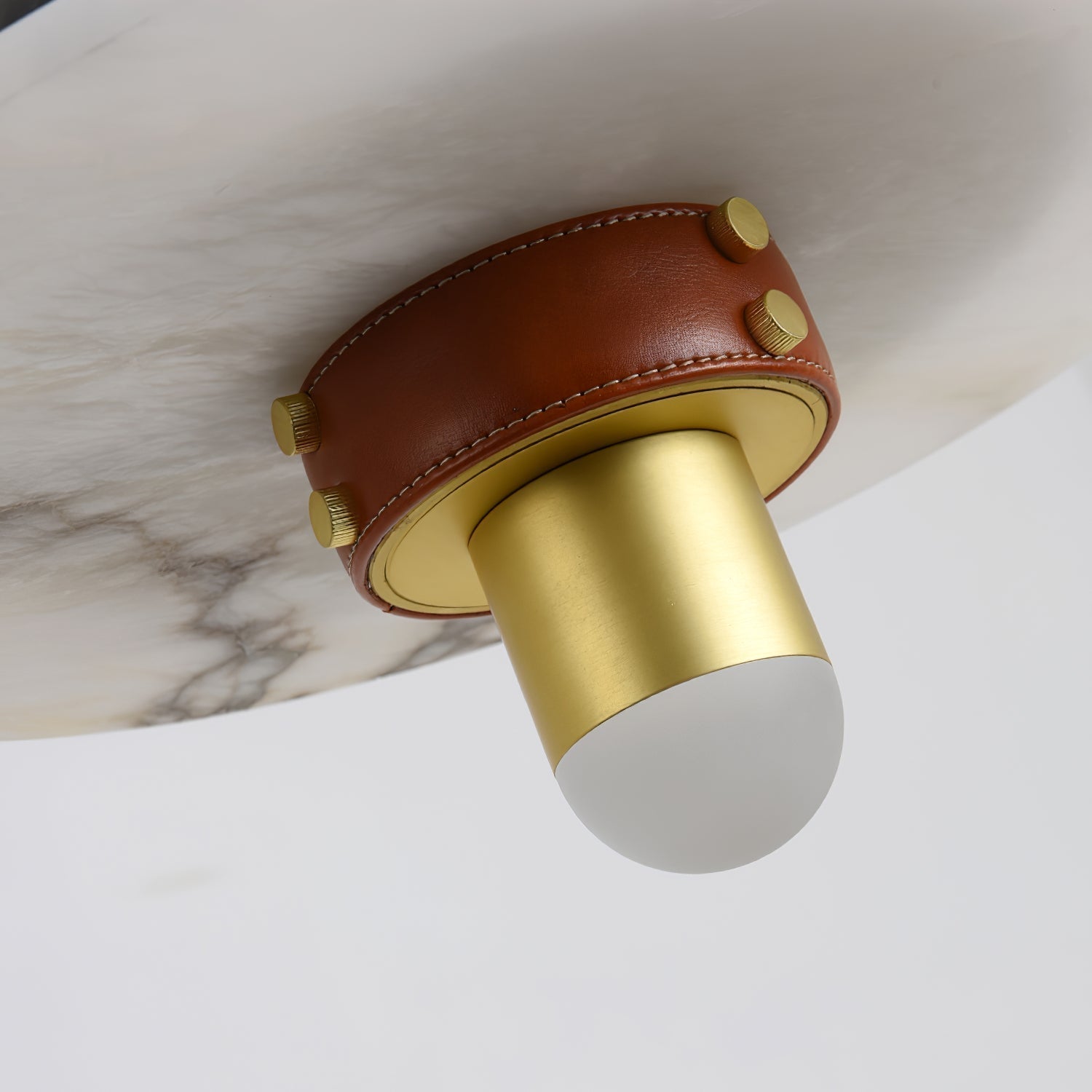 Jutta Pendant Lamp Marble Leather Fusion