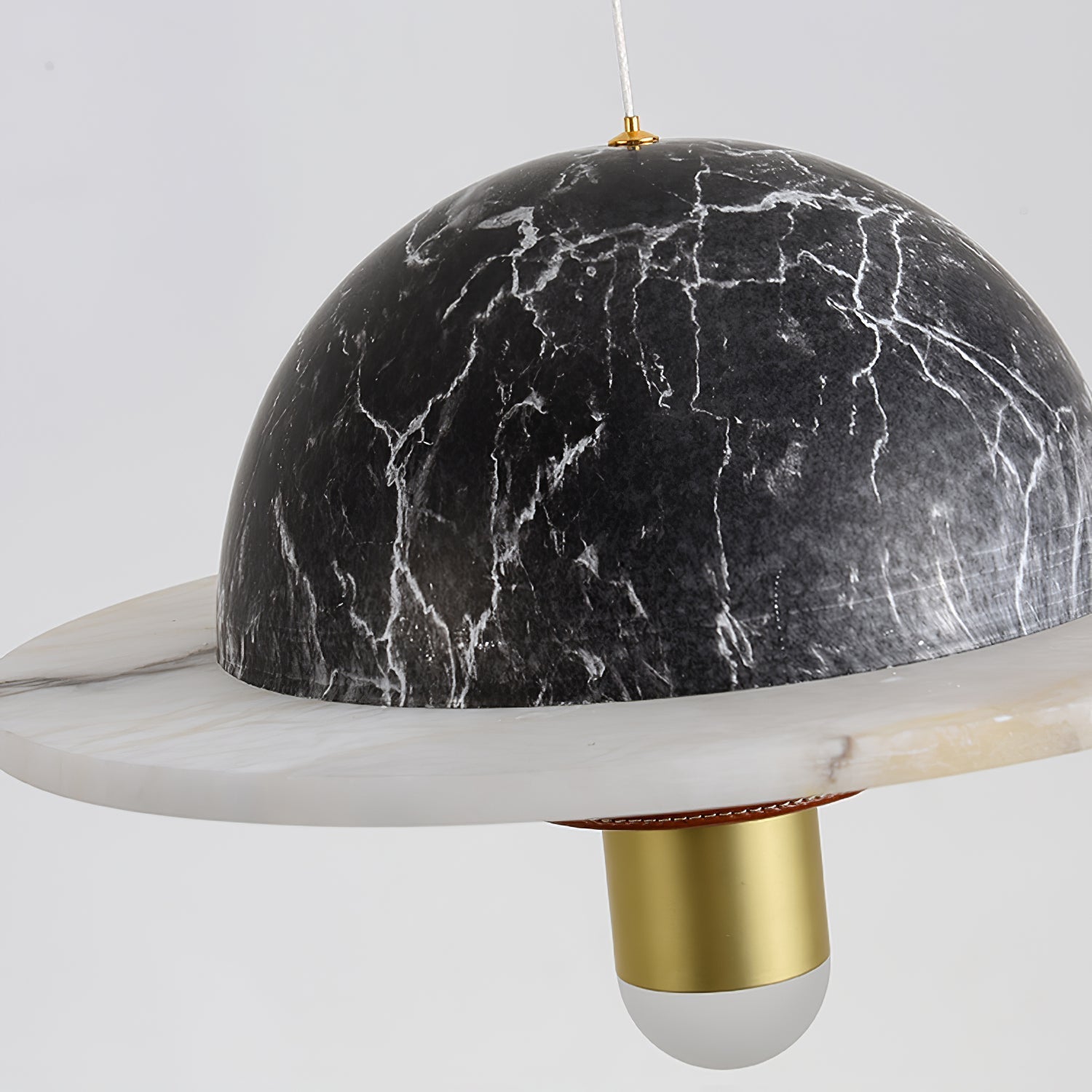 Jutta Pendant Lamp Marble Leather Fusion