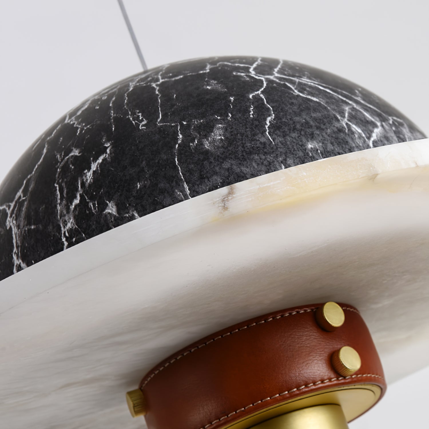 Jutta Pendant Lamp Marble Leather Fusion