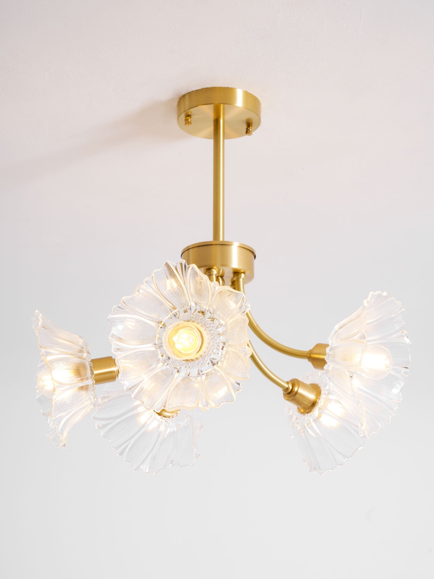 Glenwell Flower Glass Chandelier