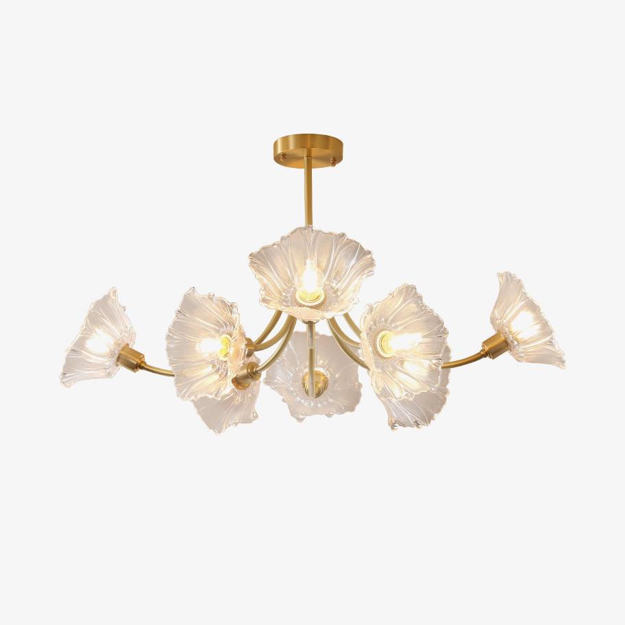 Glenwell Flower Glass Chandelier