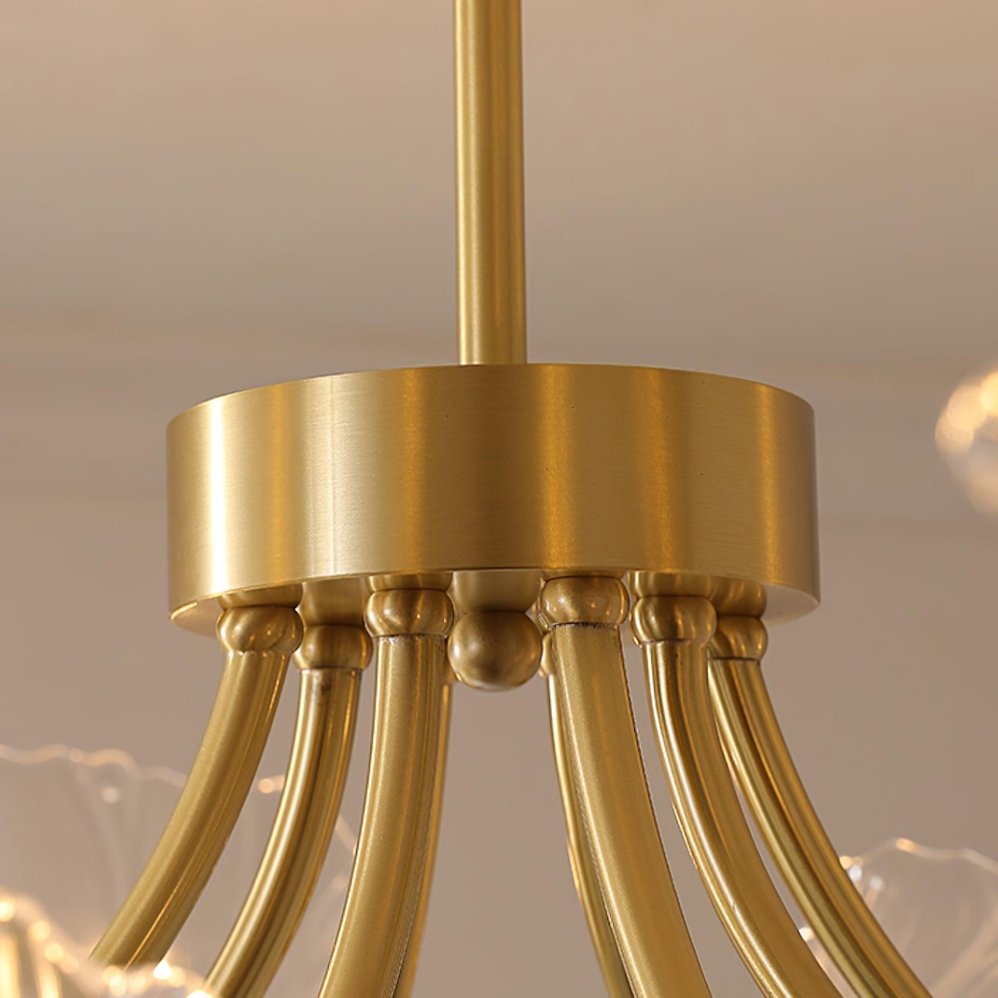 Glenwell Flower Glass Chandelier