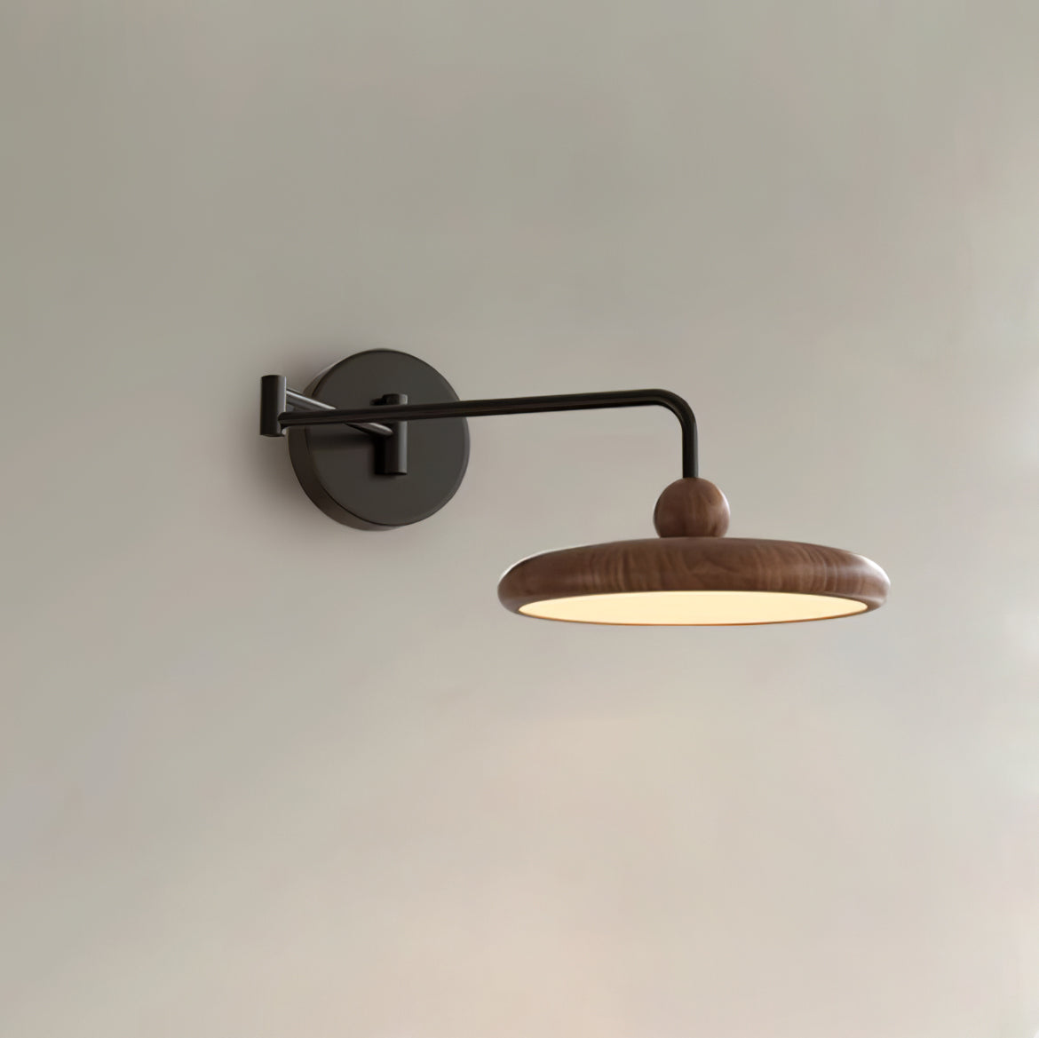 Arden Adjustable Plug-In /Hardwire Wall Lamp - Neutral Decor