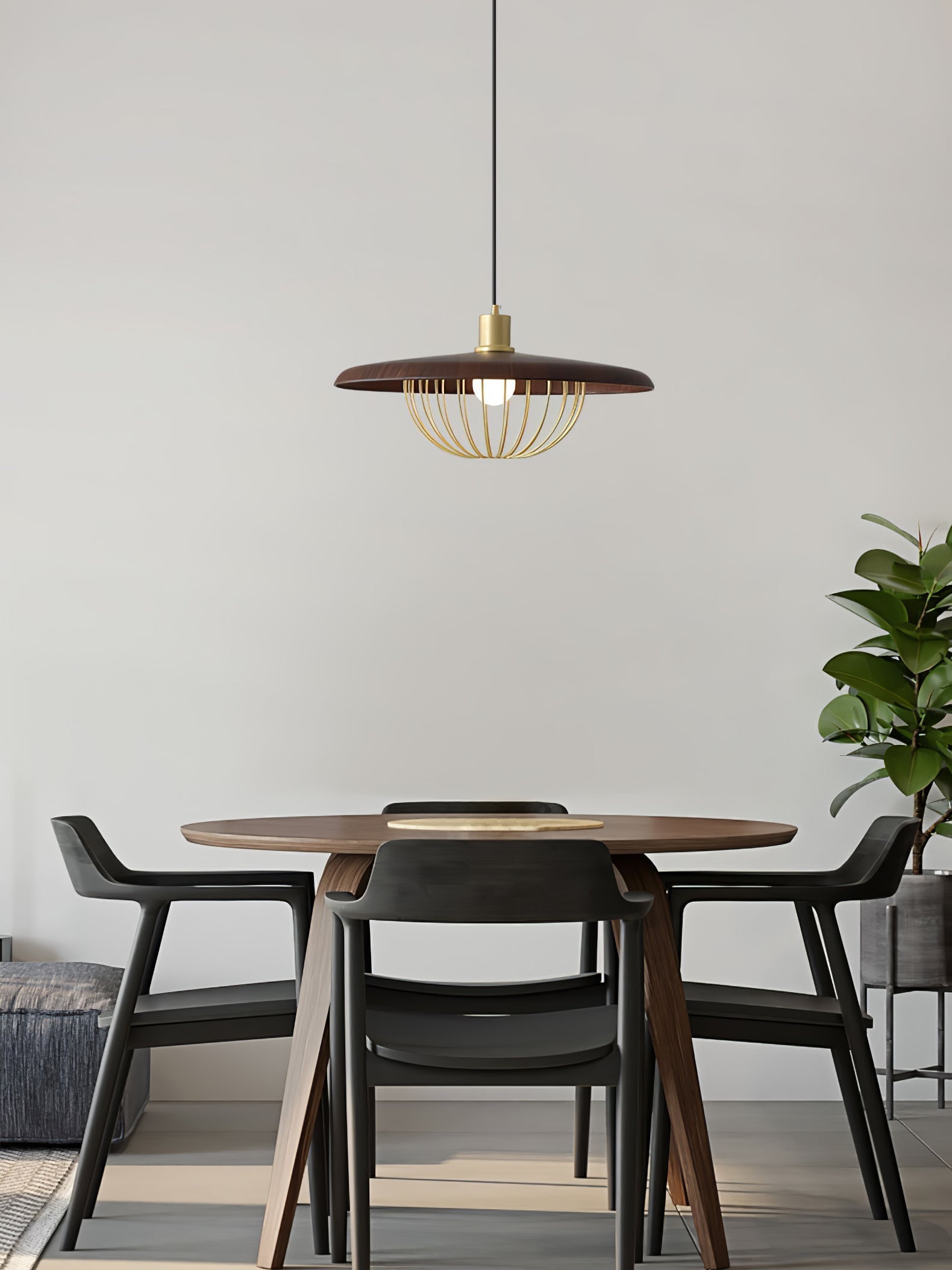 Rinoira Wood Retro Vintage Pendant Lamp