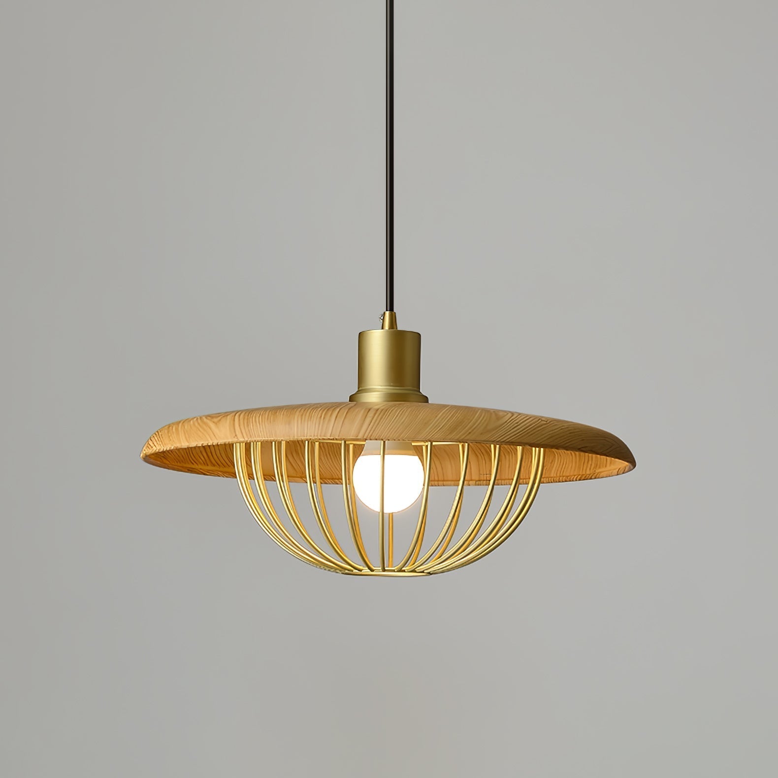 Rinoira Wood Retro Vintage Pendant Lamp