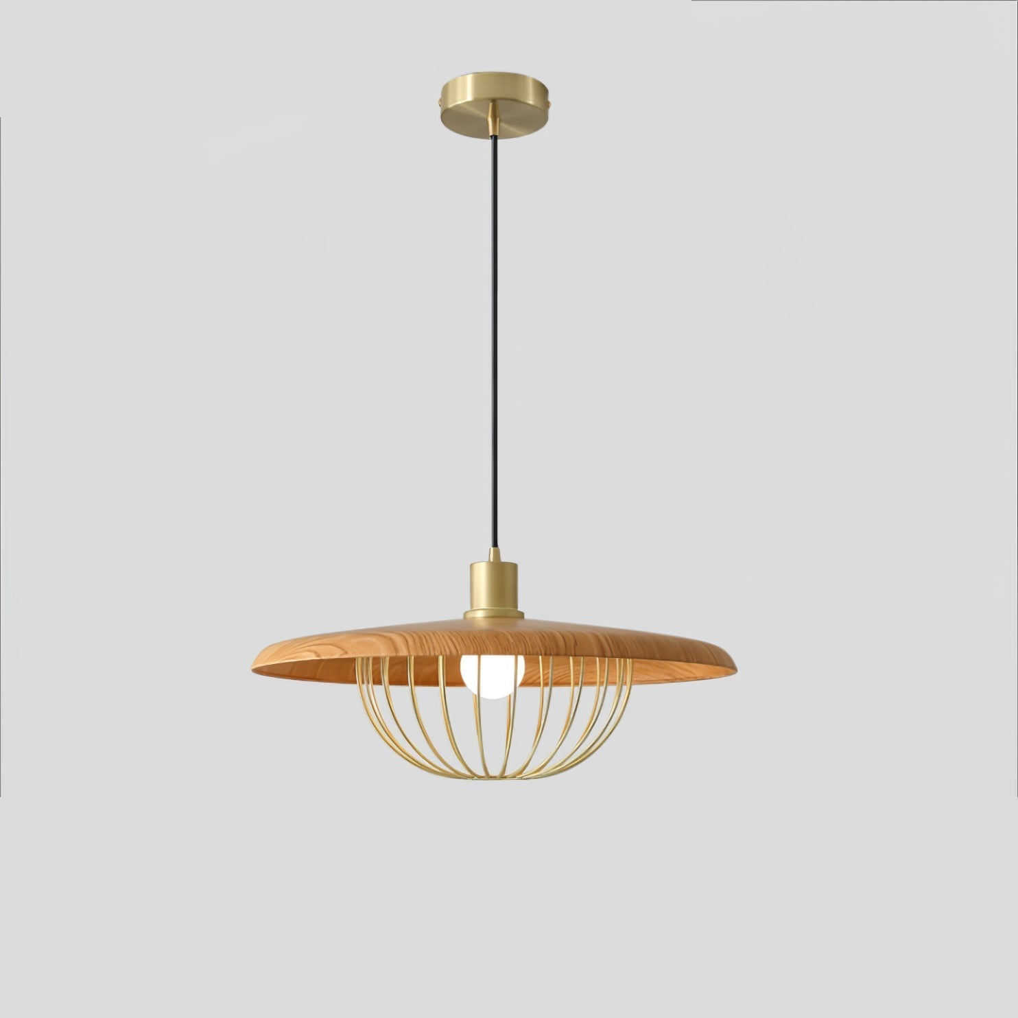 Rinoira Wood Retro Vintage Pendant Lamp