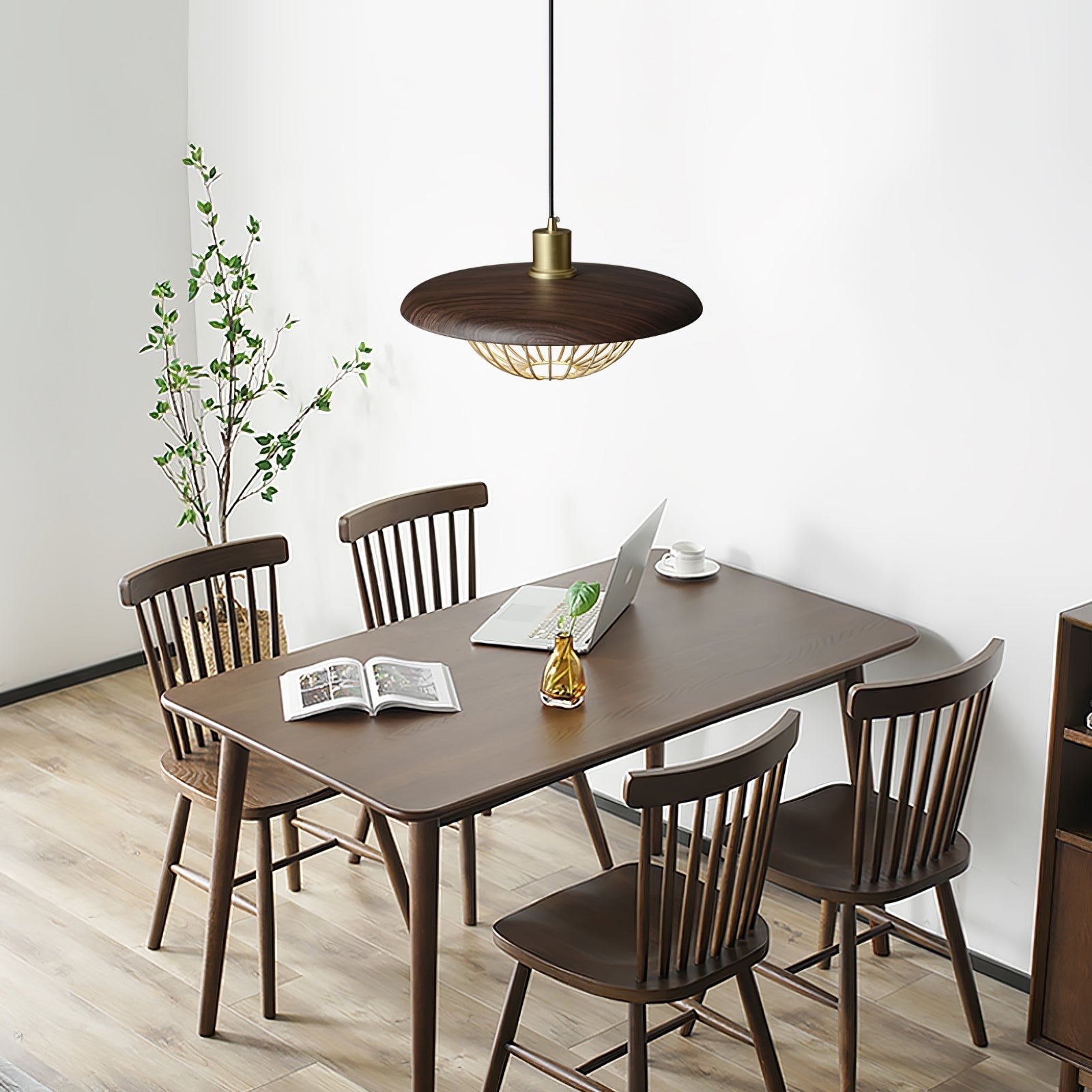 Rinoira Wood Retro Vintage Pendant Lamp