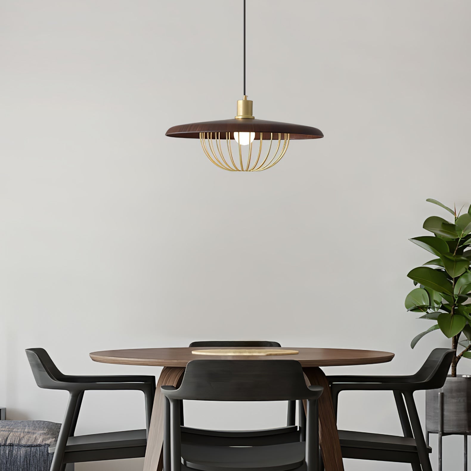 Rinoira Wood Retro Vintage Pendant Lamp