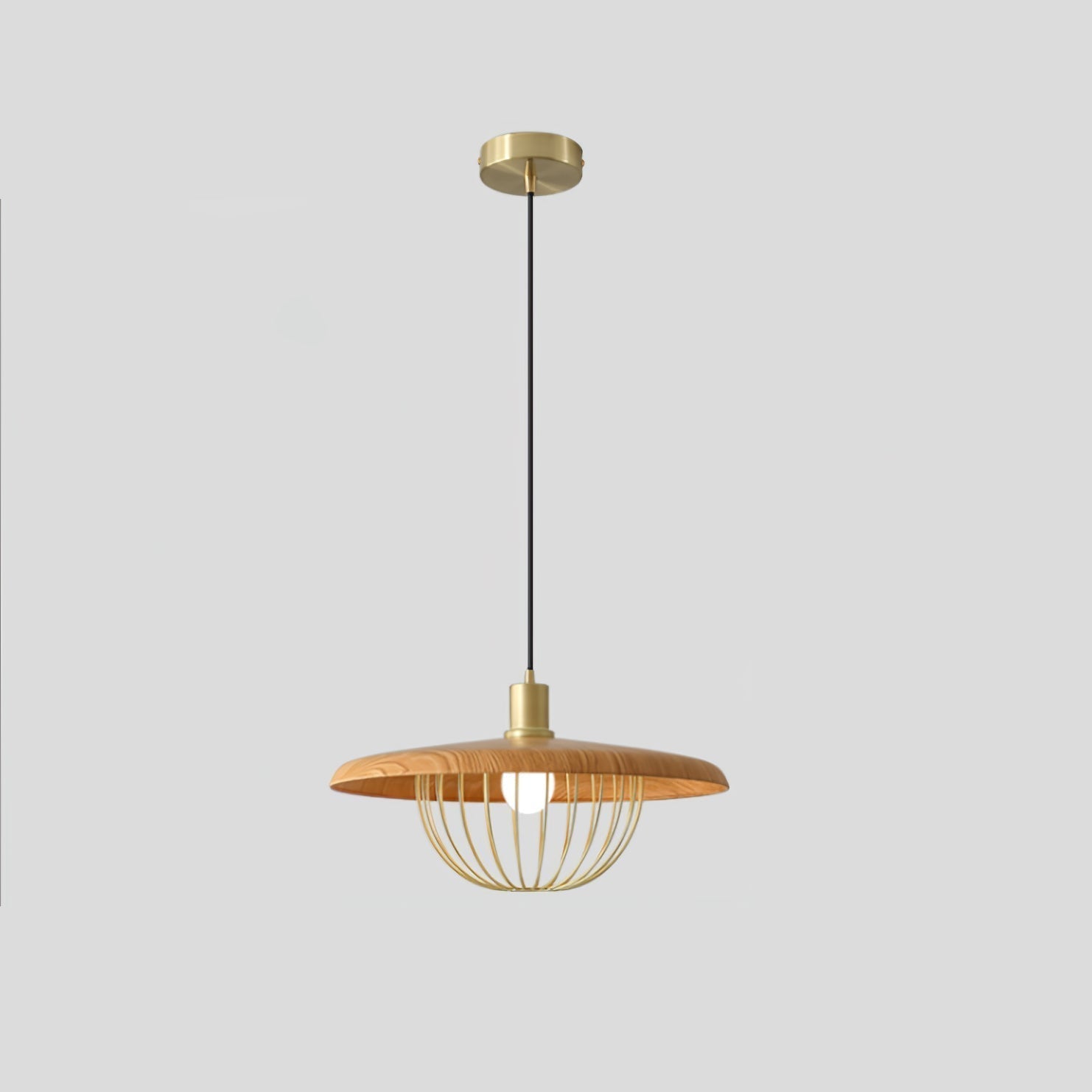 Rinoira Wood Retro Vintage Pendant Lamp