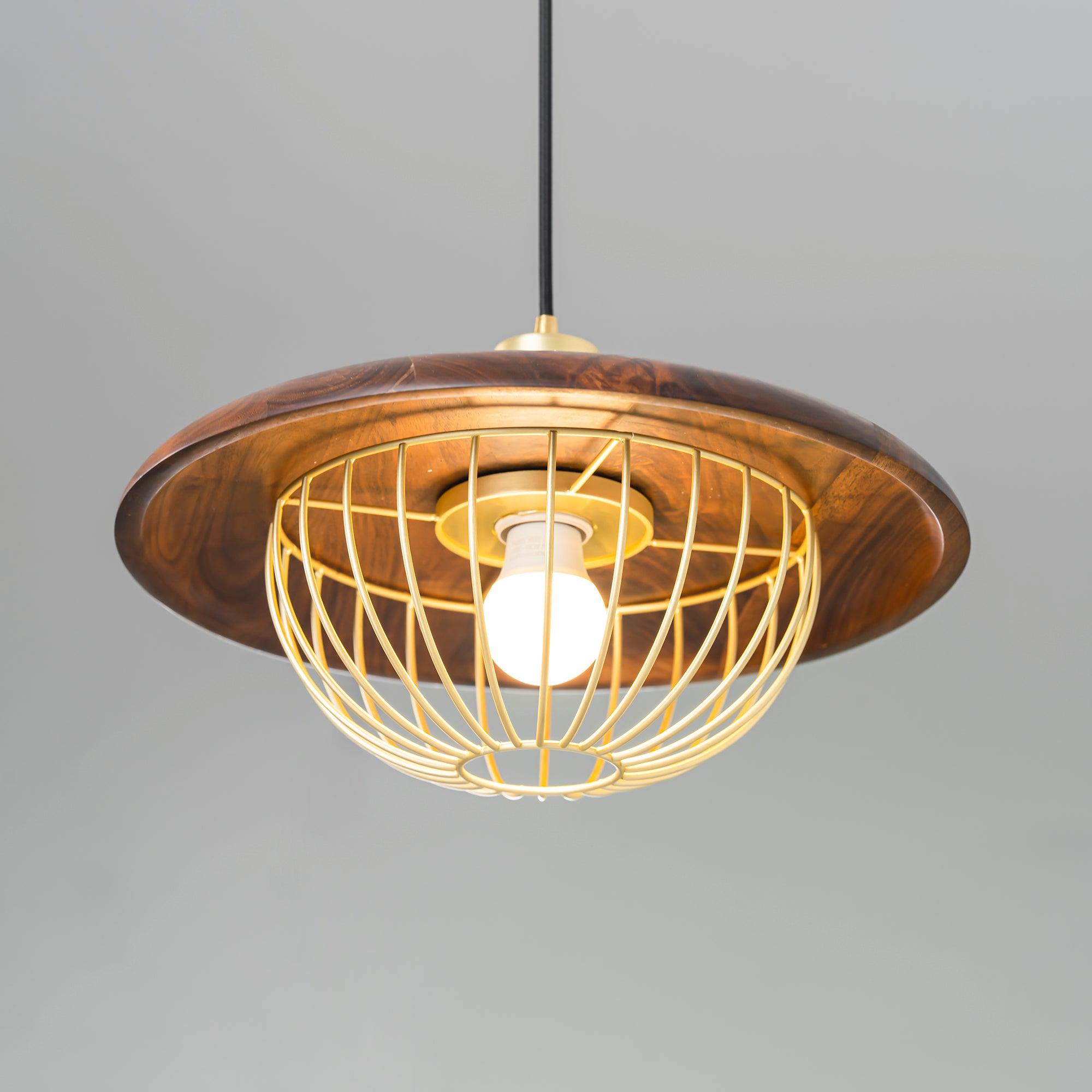 Rinoira Wood Retro Vintage Pendant Lamp