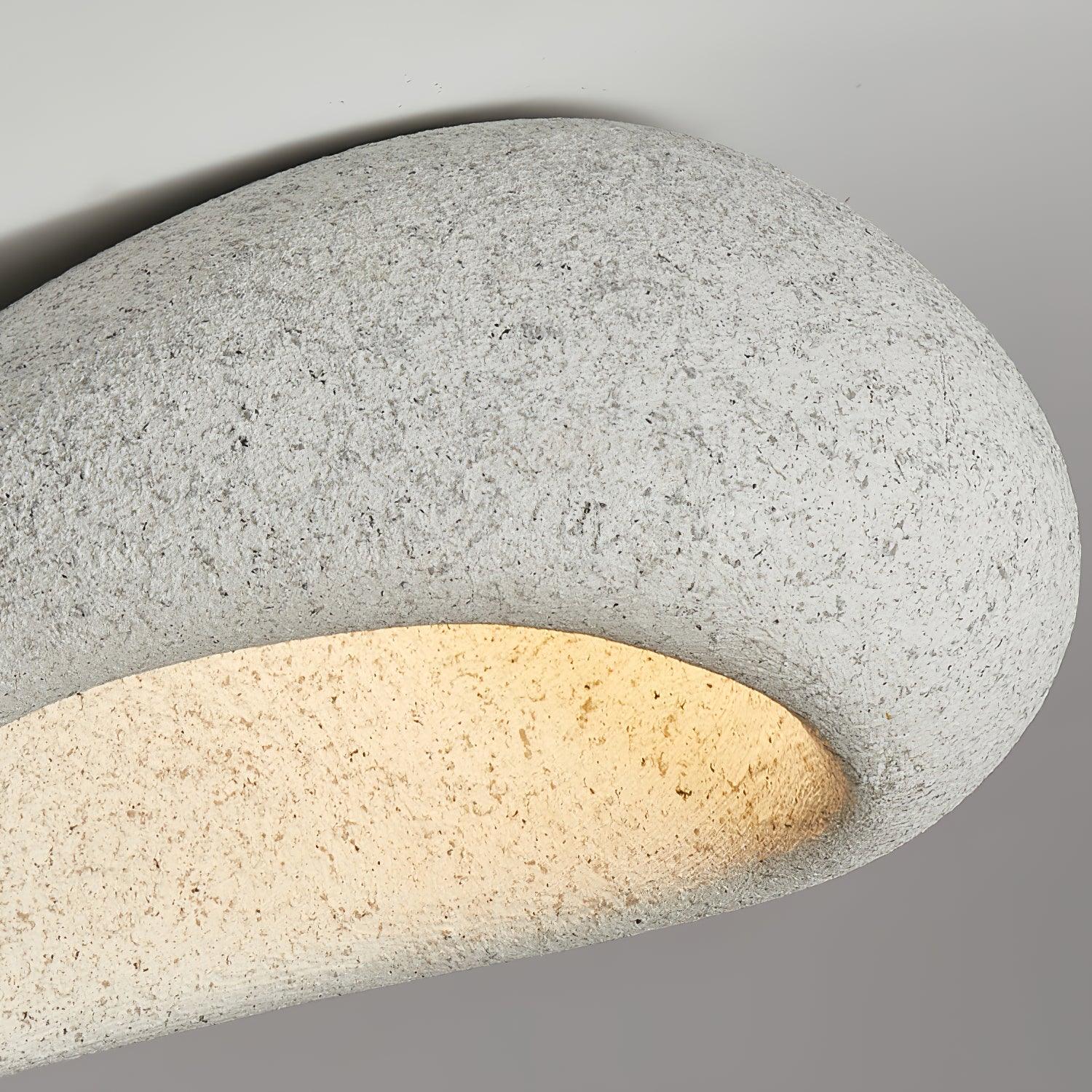Solara Ceiling Lamp with Japanese Wabi-Sabi Moon