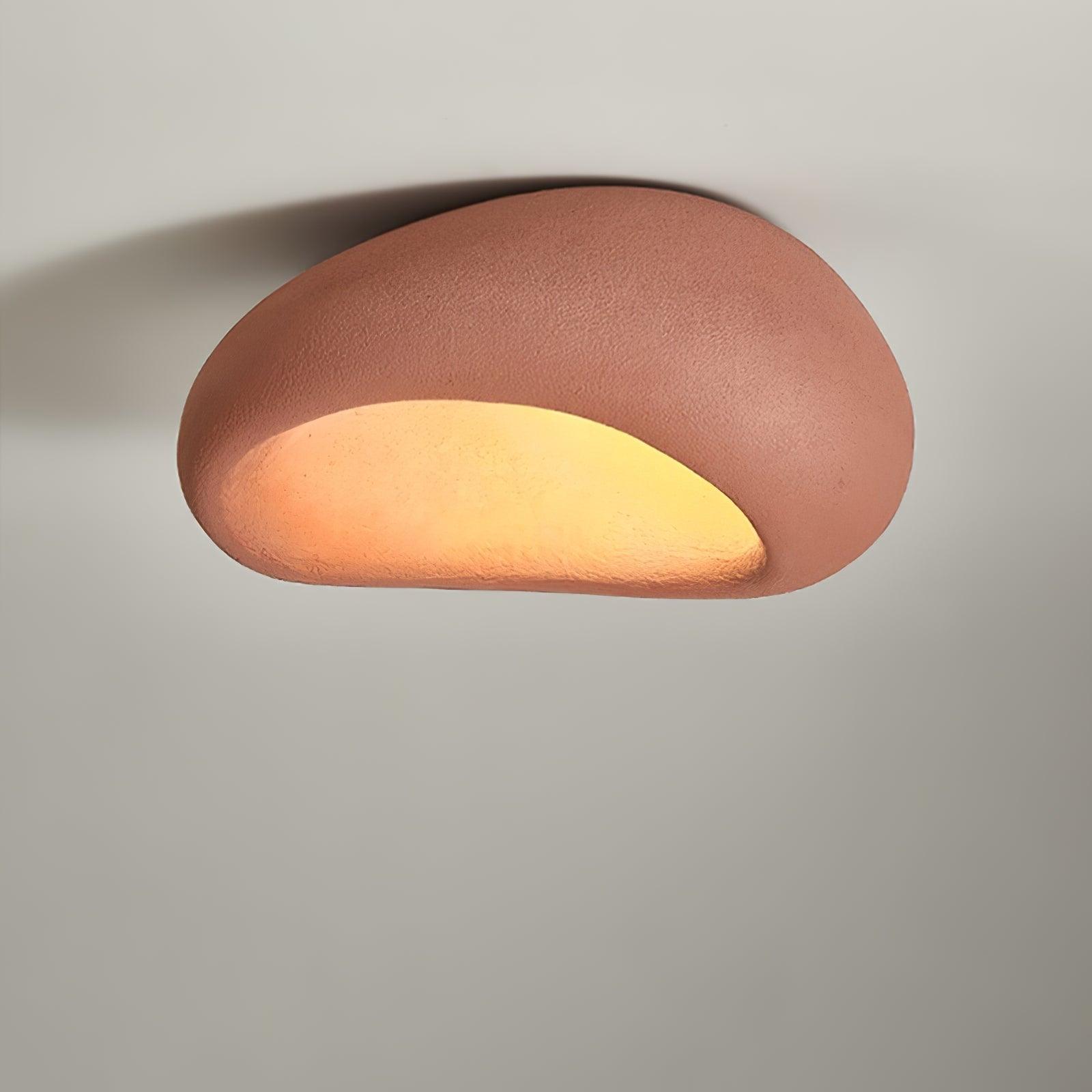 Solara Ceiling Lamp with Japanese Wabi-Sabi Moon