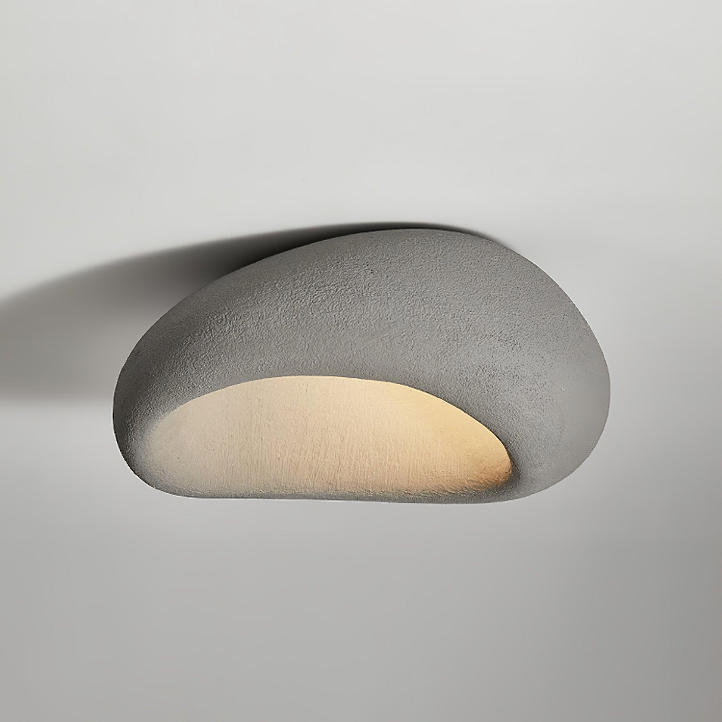 Solara Ceiling Lamp with Japanese Wabi-Sabi Moon