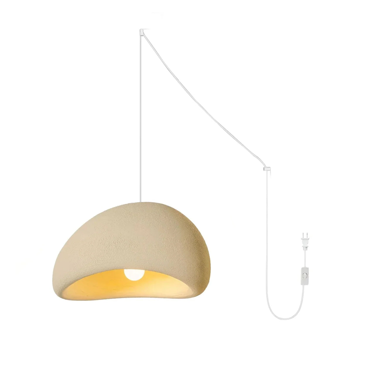 Selineria Pendant Light Cloud Swag Wabi-Sabi