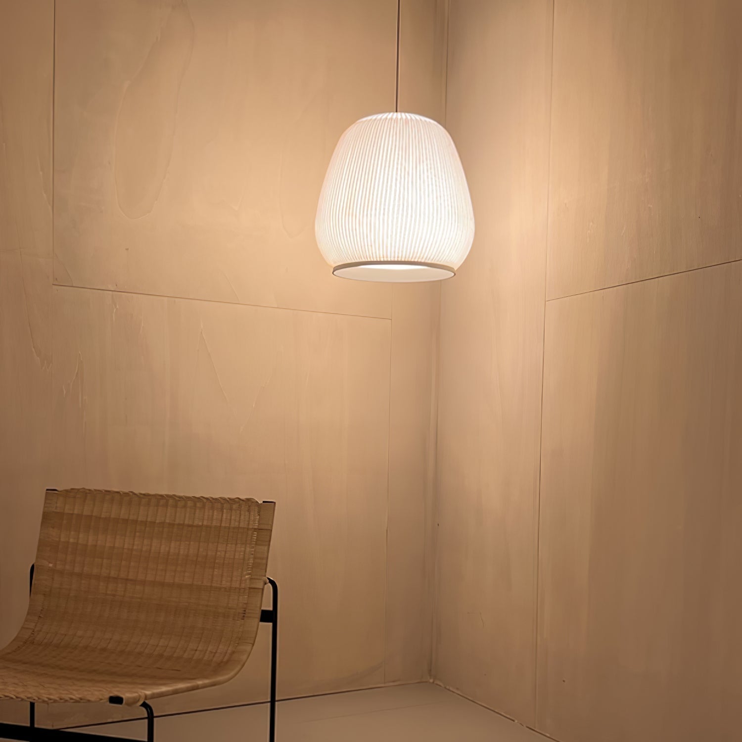 Lineiella Minimalist Fabric Pendant Light