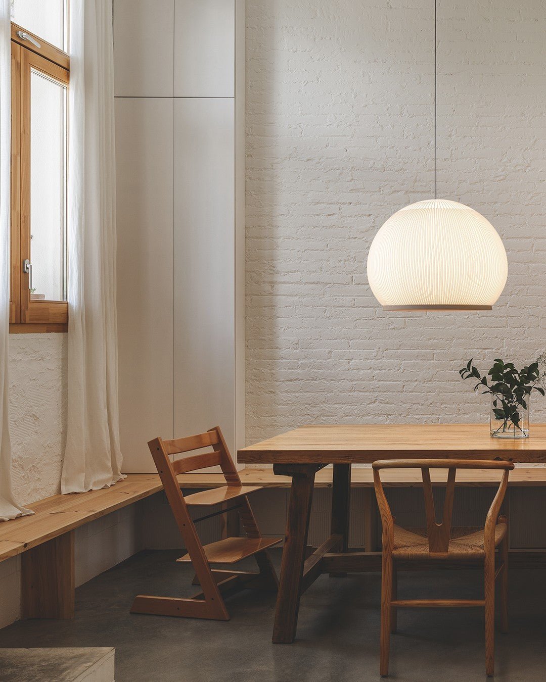 Lineiella Minimalist Fabric Pendant Light