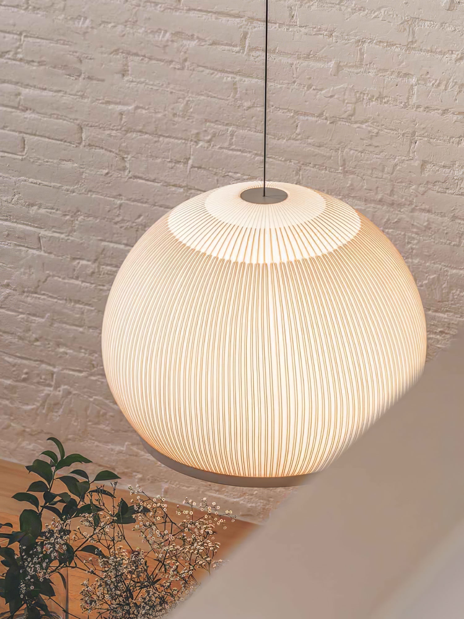 Lineiella Minimalist Fabric Pendant Light