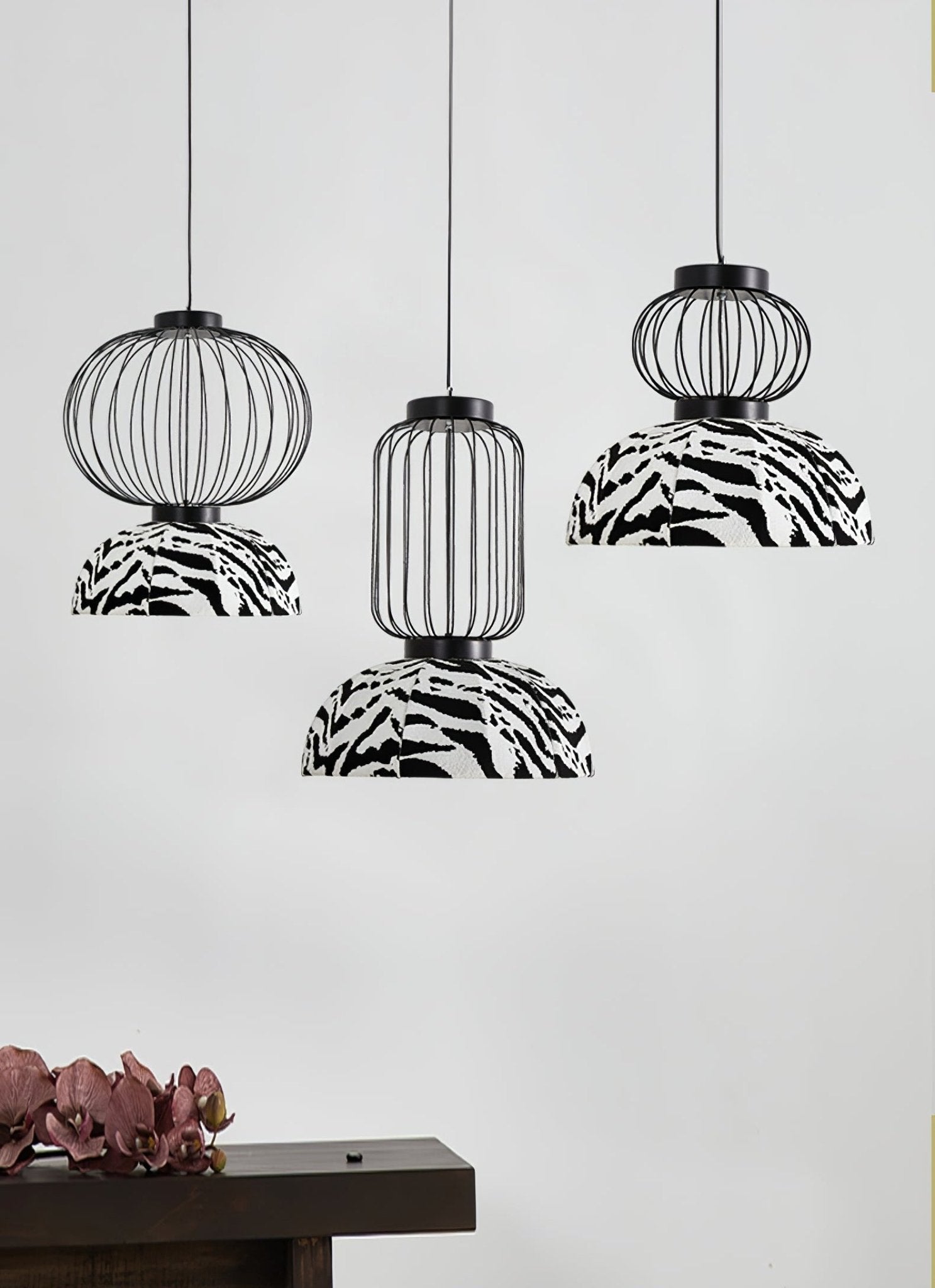 Forge Industrial Fabric Pendant Lamp